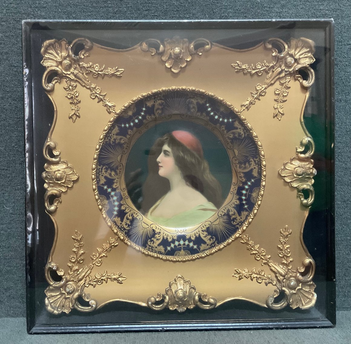 Image for Early Coca-Cola Advertising Plate - Mint! Coca-Cola Girls