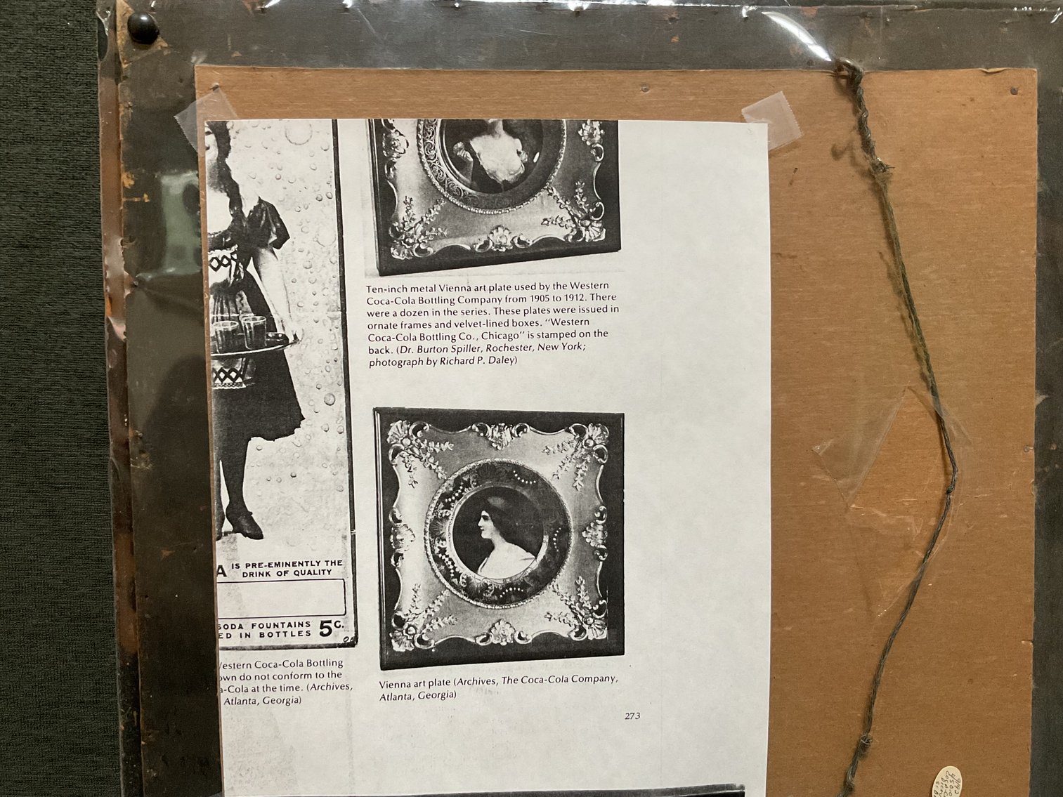 Image for Early Coca-Cola Advertising Plate - Mint! Coca-Cola Girls