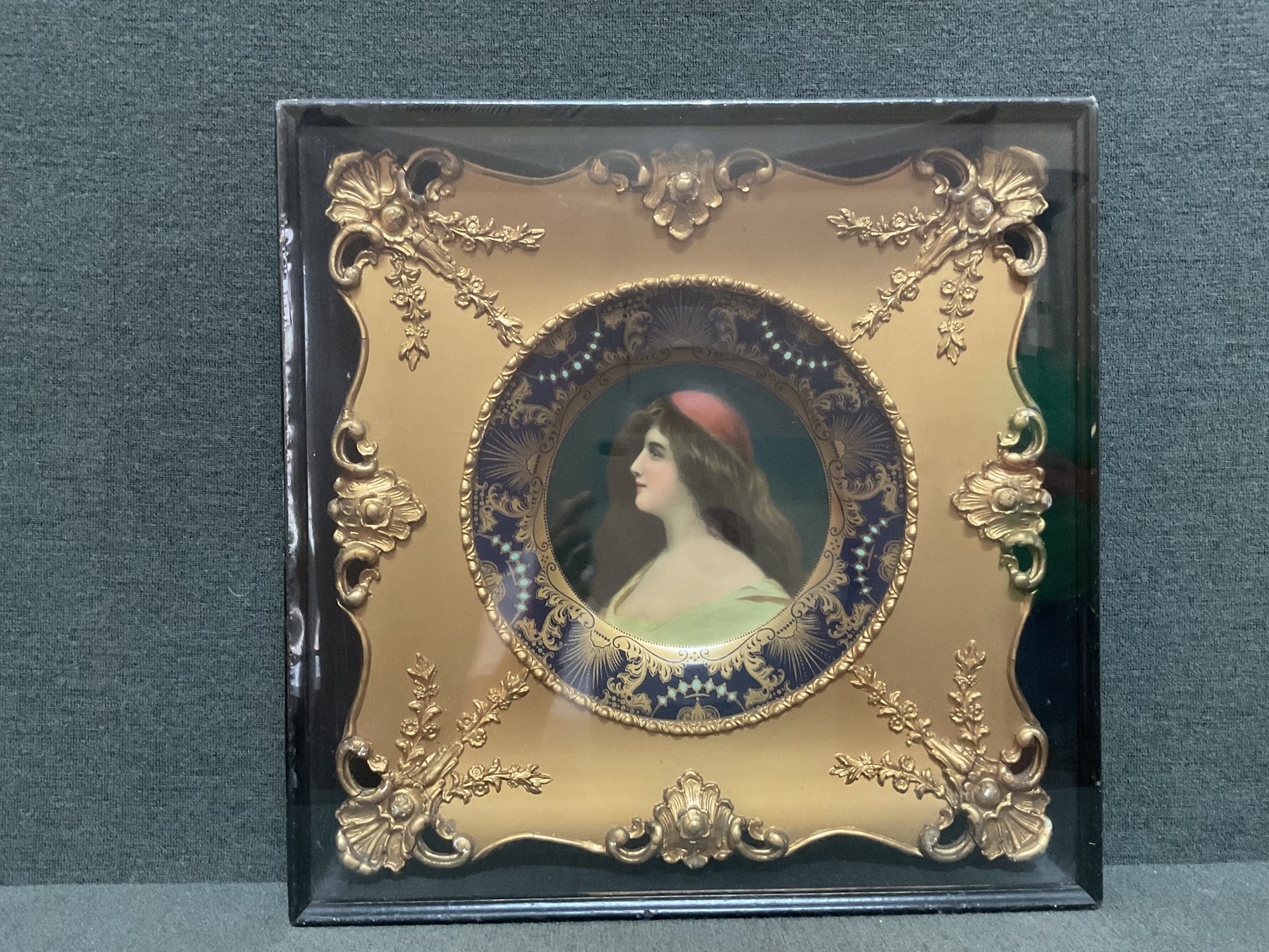 Image for Early Coca-Cola Advertising Plate - Mint! Coca-Cola Girls