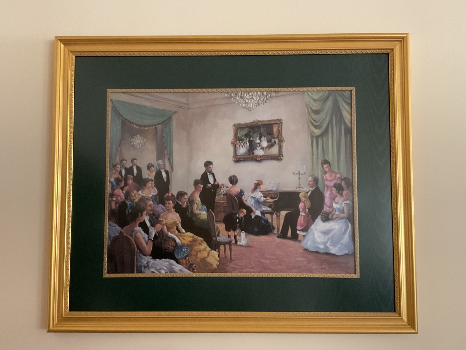 Image for Print in Gold Color Frame