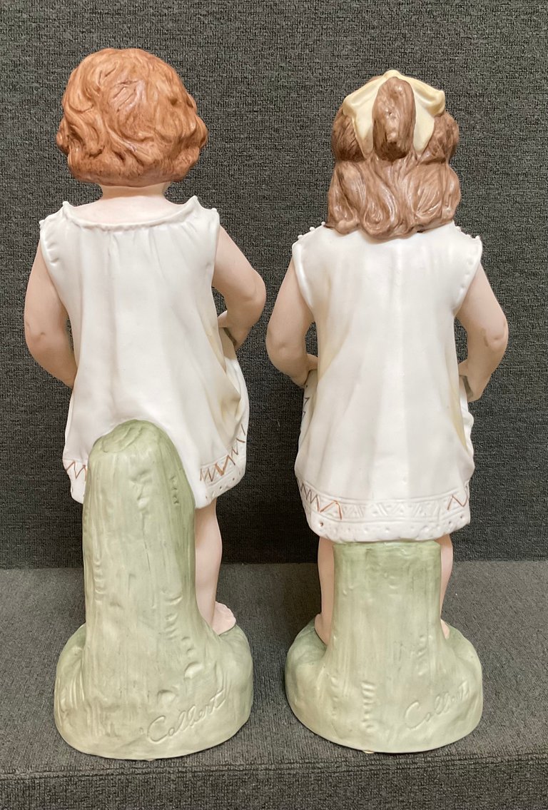 Image for French Porcelain Colbert Figurines