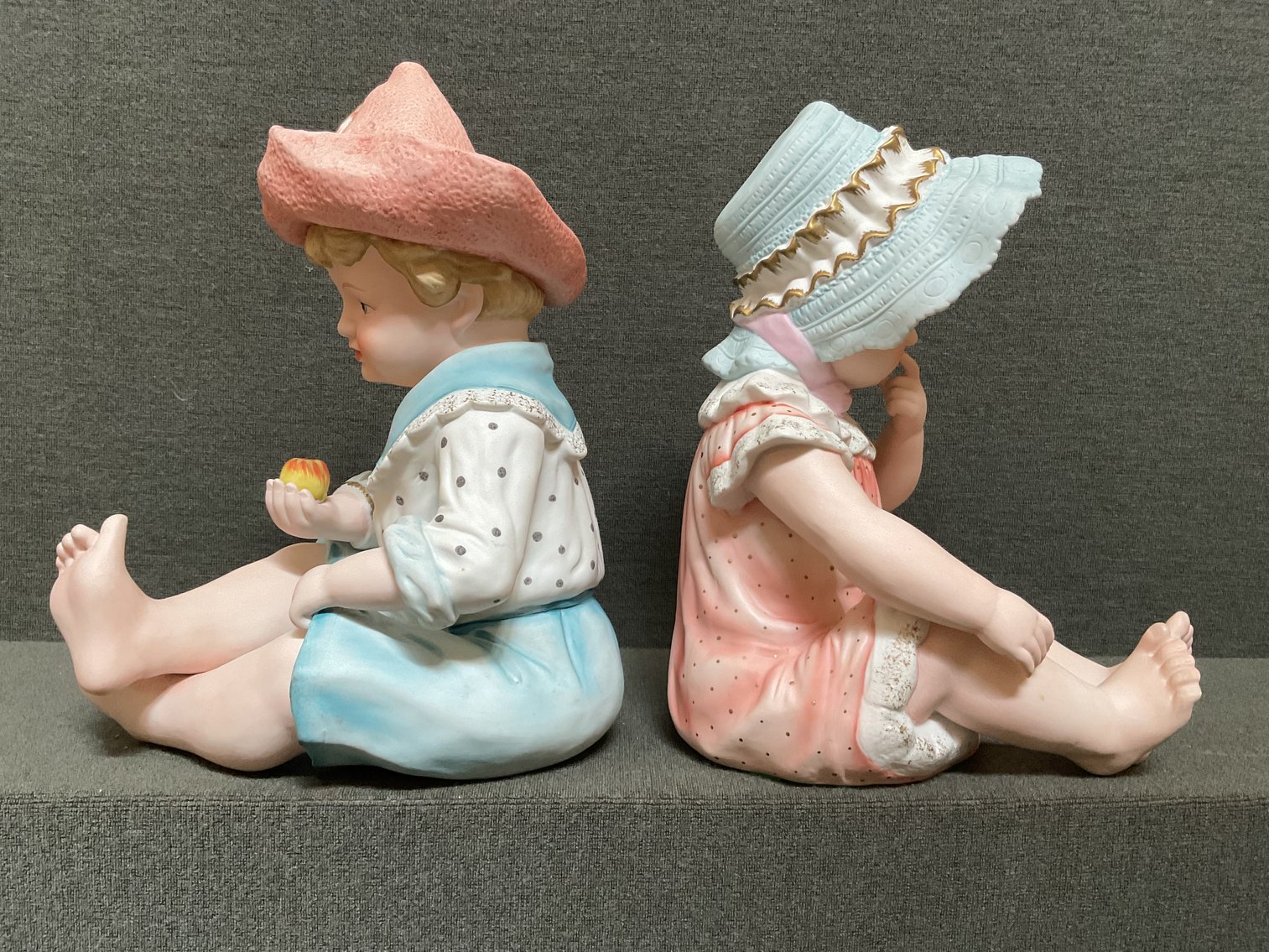 Image for Pair of Piano Baby Figurines