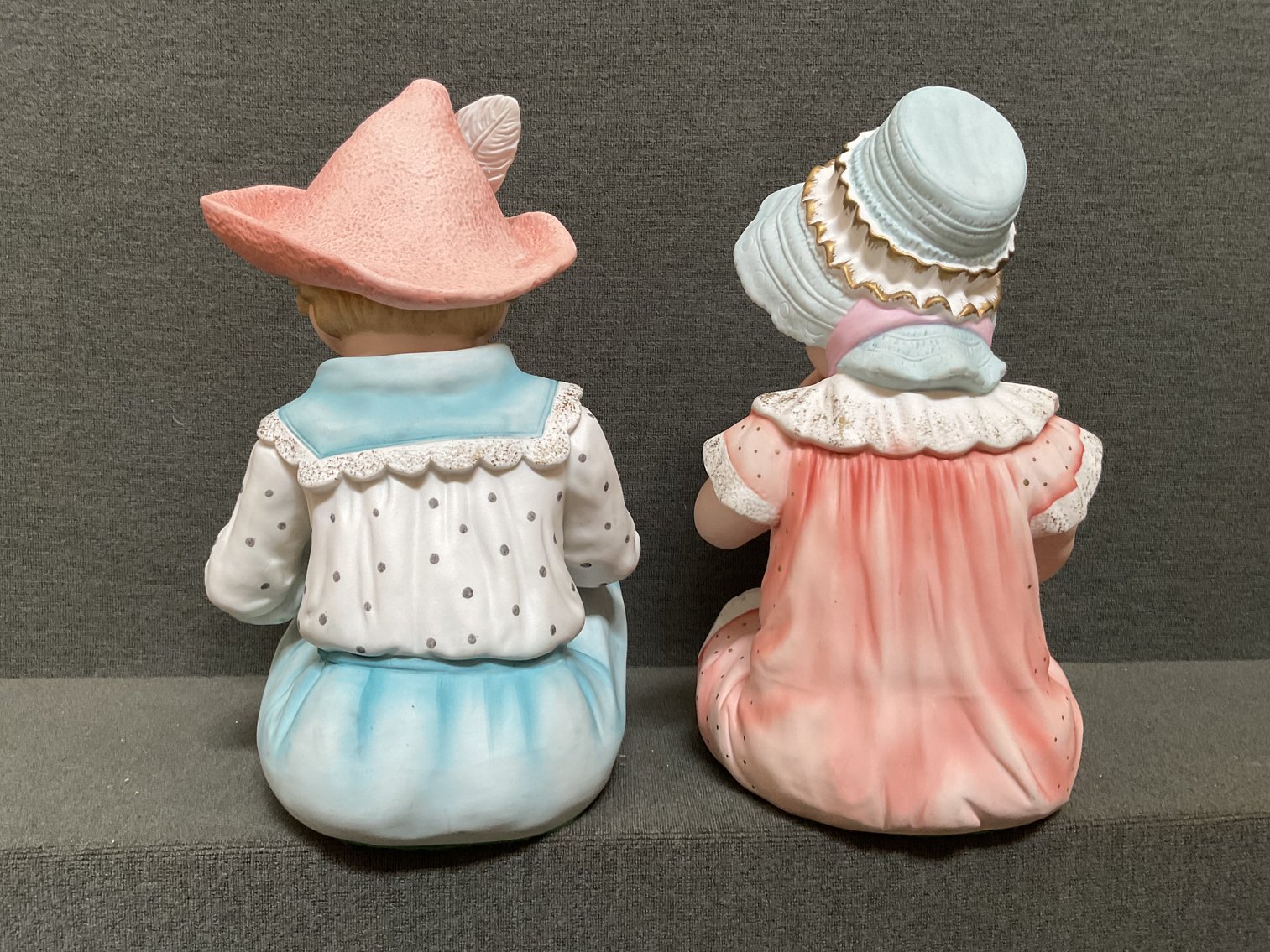 Image for Pair of Piano Baby Figurines