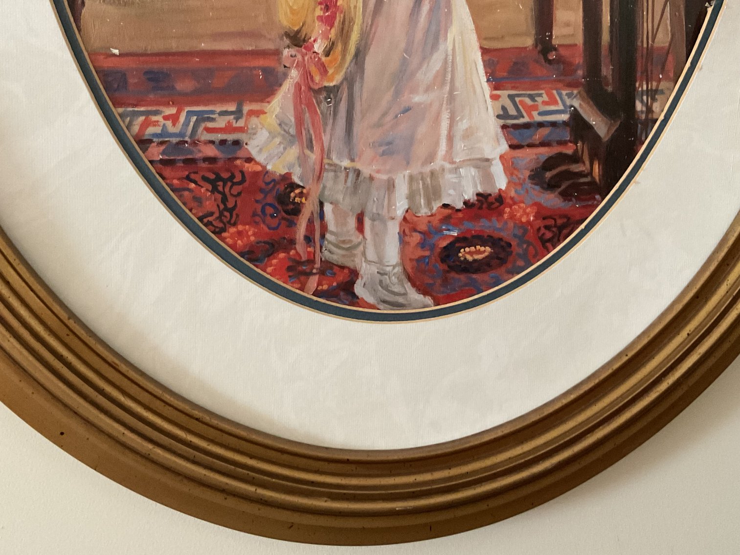 Image for Print in Oval Frame