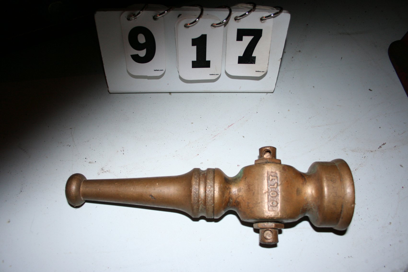 Image for Vintage Brass W.S. Darley Fire Hose Nozzle