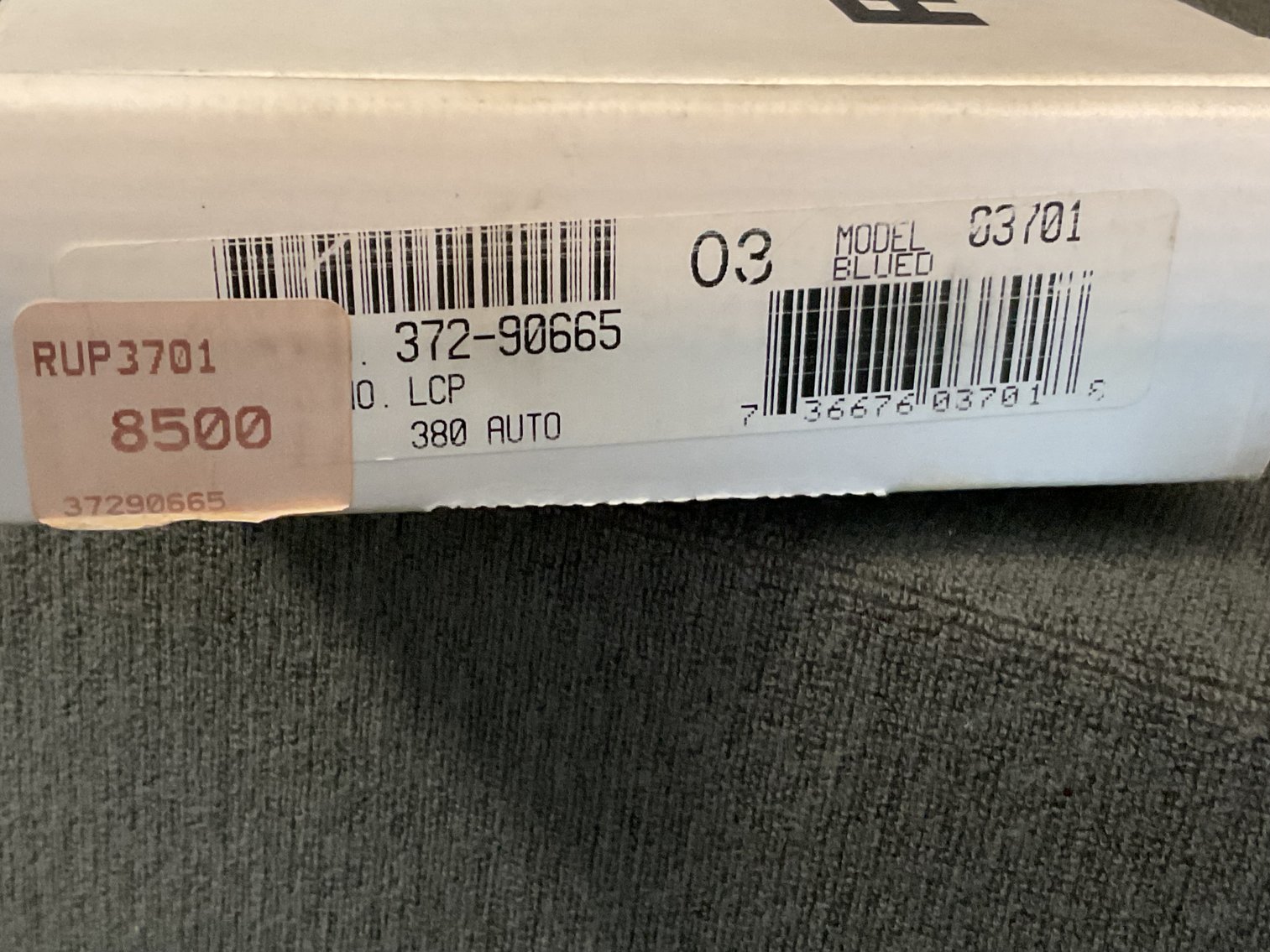 Image for Ruger LCP 380 Cal Pistol