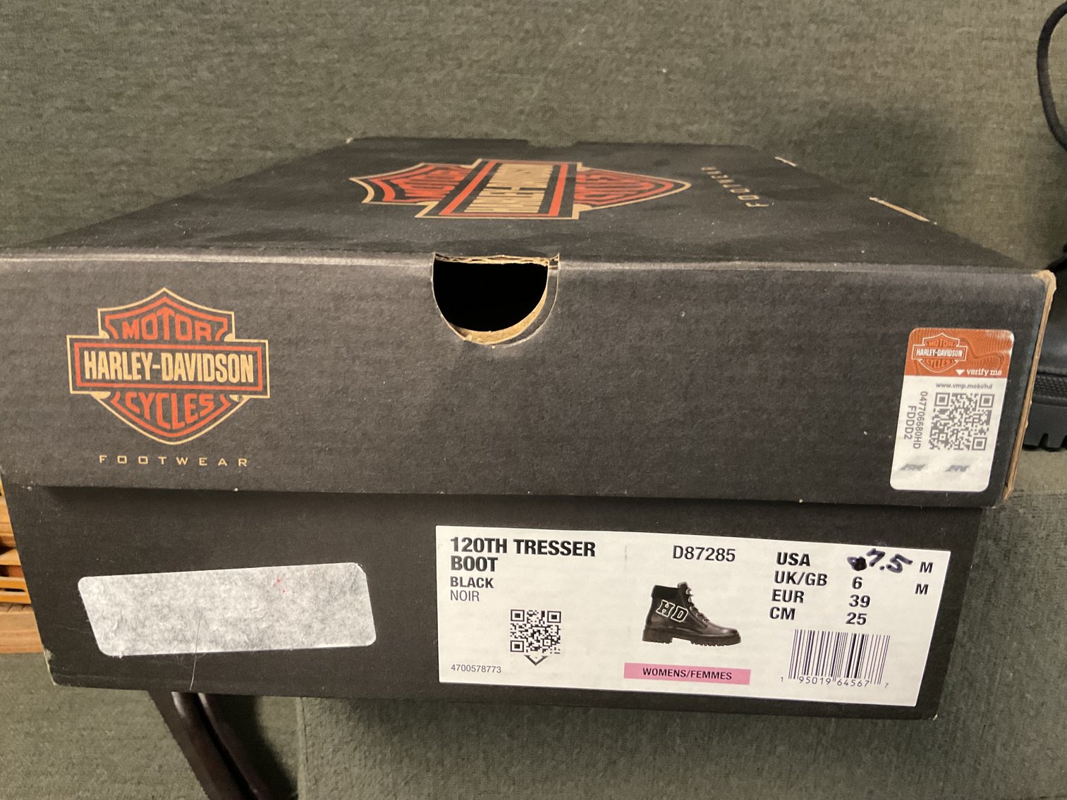 Image for Harley Davidson Ladies Boots Sz 7.5