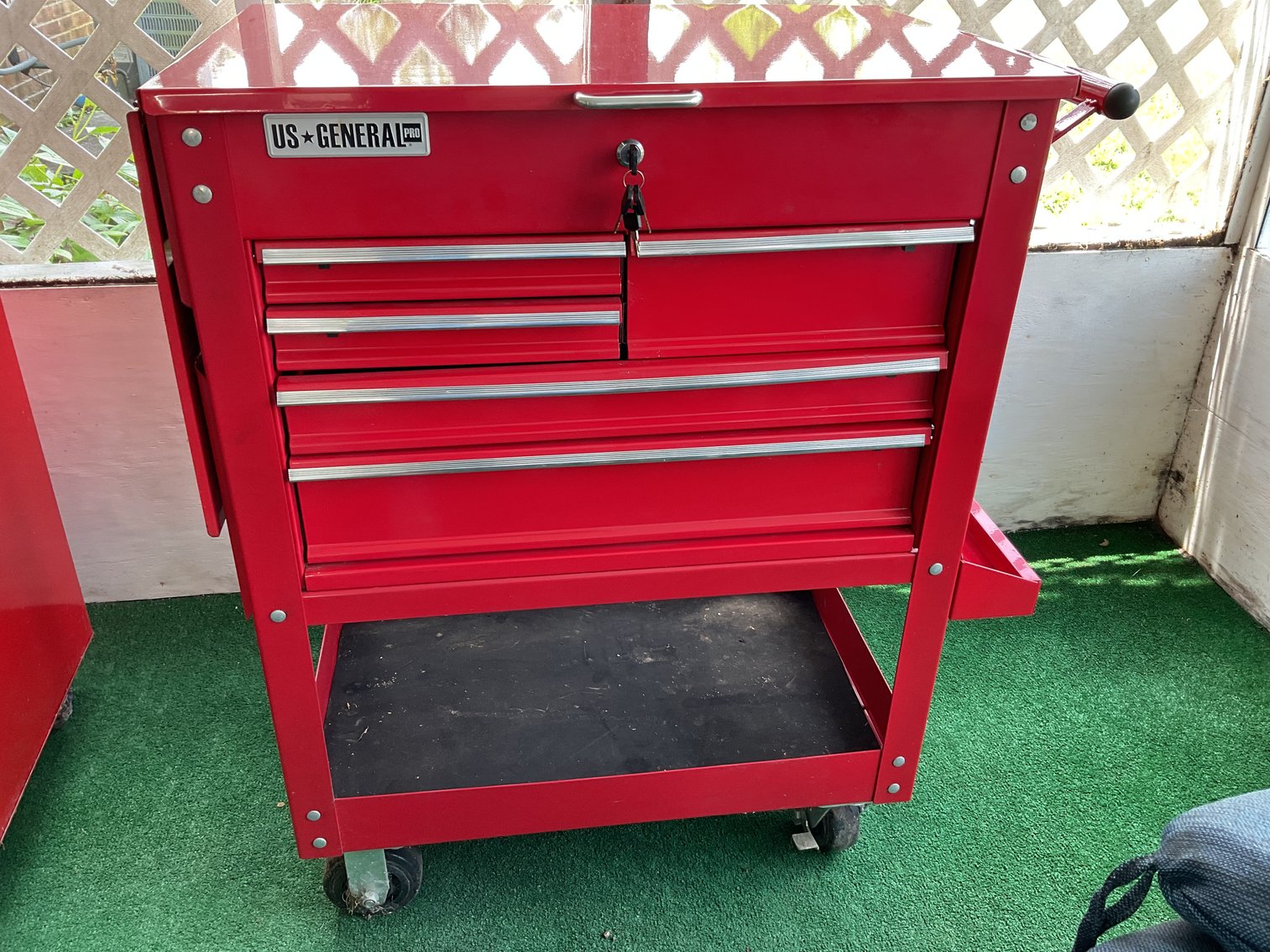 Image for US General Upright Rolling Tool Box