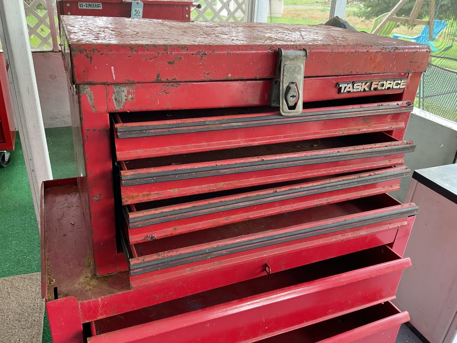 Image for Task Force Upright Rolling Tool Box