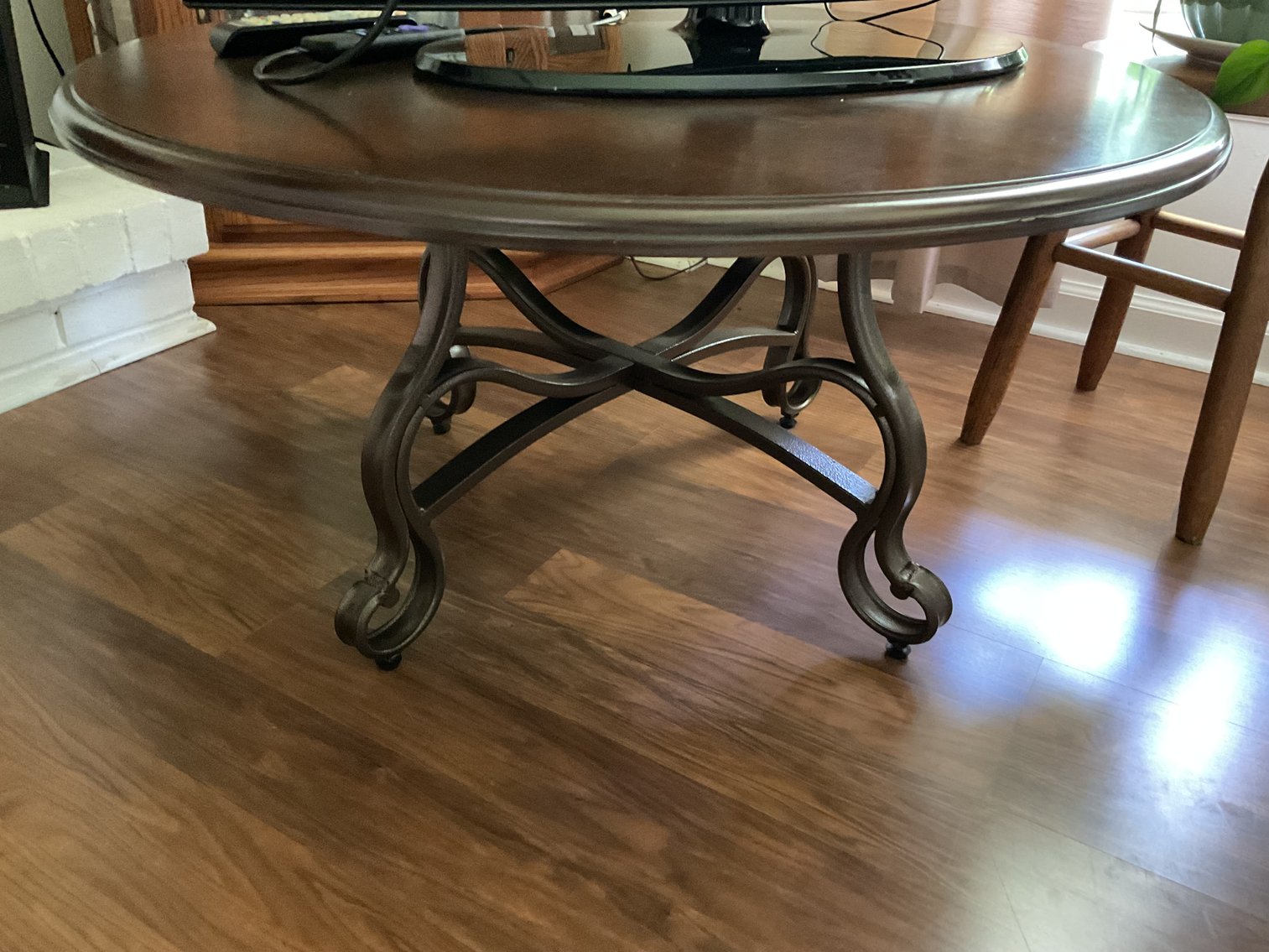 Image for Round Table on Metal Base