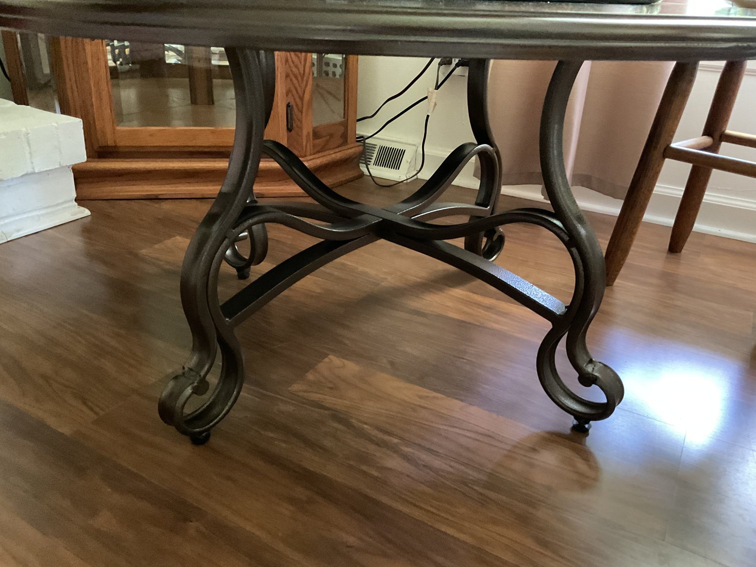 Image for Round Table on Metal Base