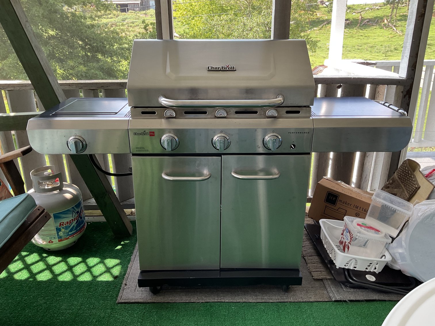 Image for CharBroil Large Stainless Steel Grill