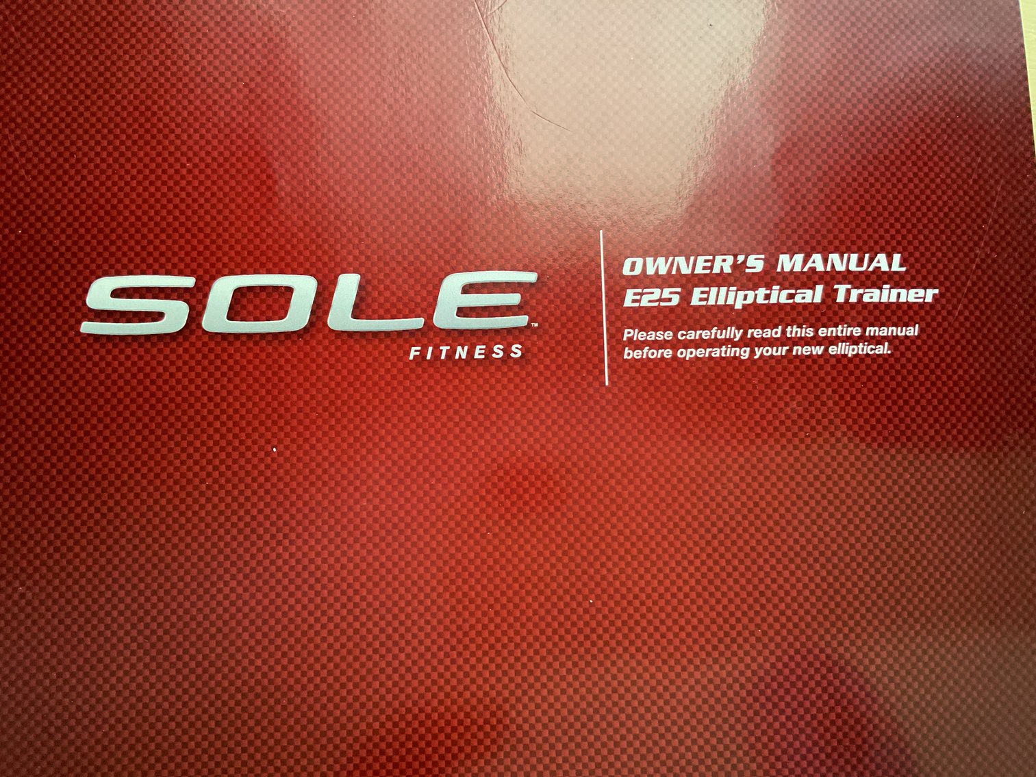 Image for Sole Fitness E25 Elliptical Trainer