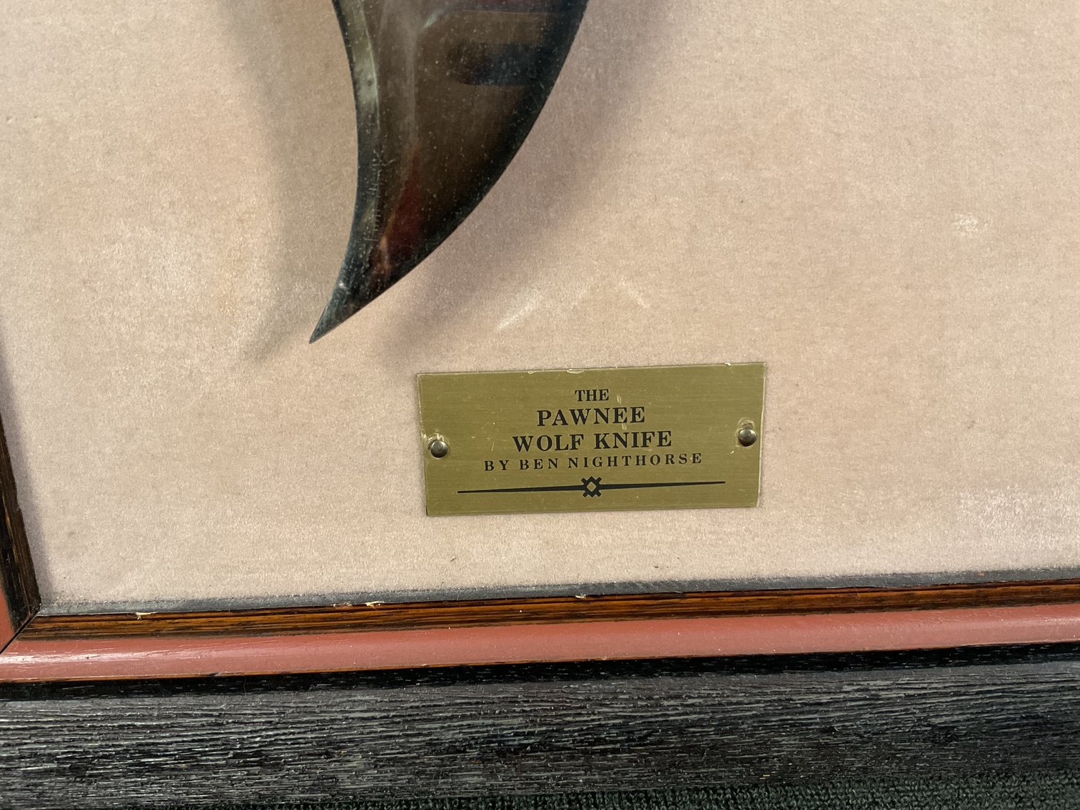 Image for Pawnee Wolf Knife by Ben Nighthorse