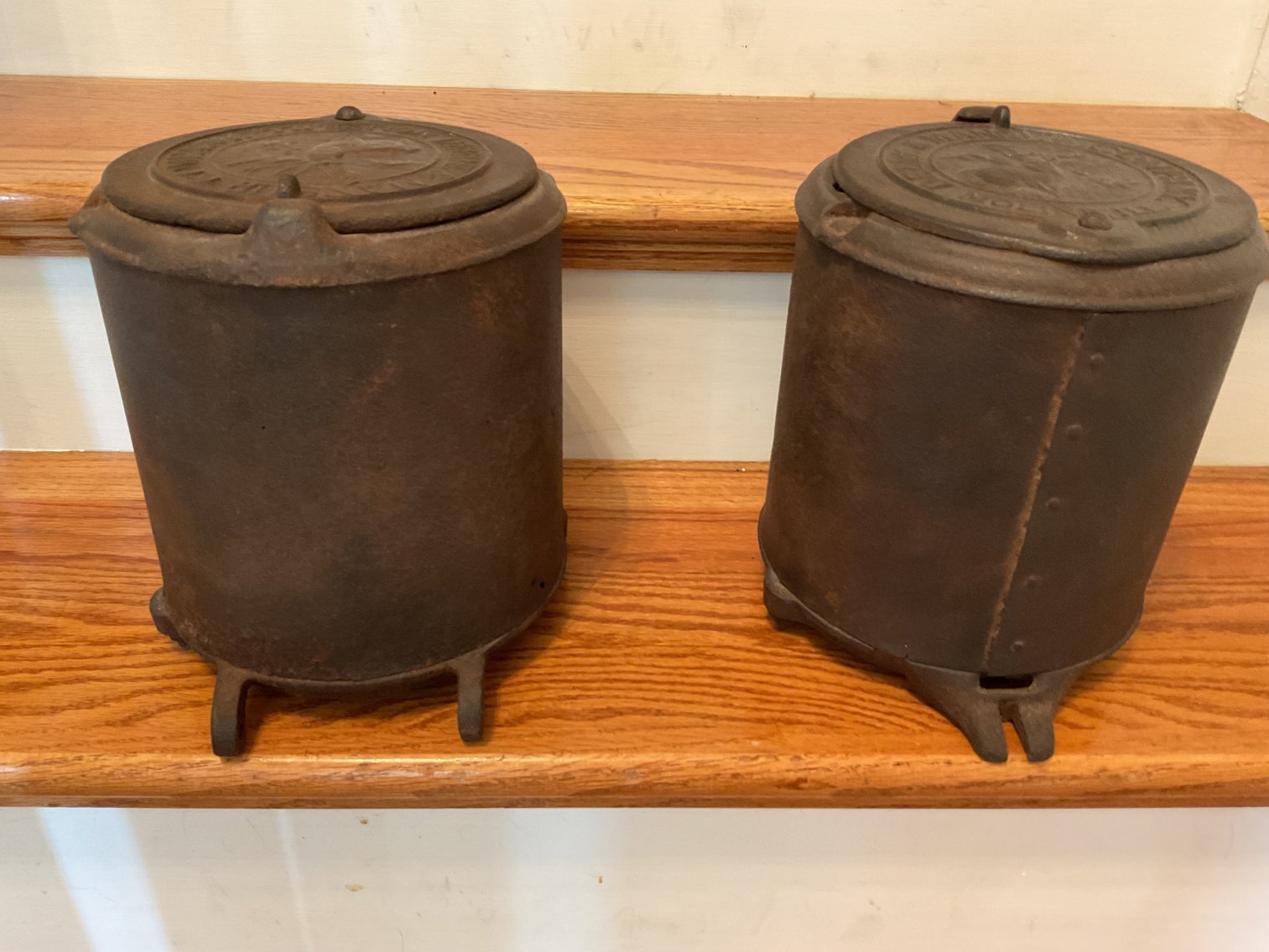 Image for Cast Iron Canisters from Deere Mansur Corn Planter