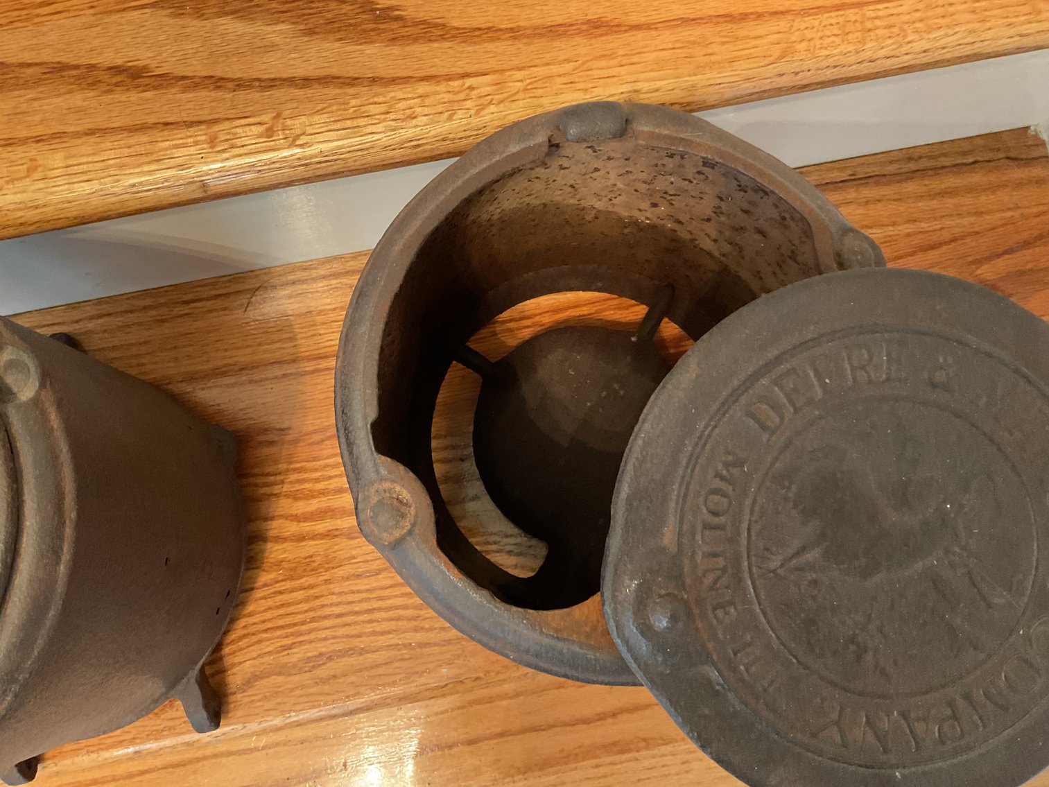 Image for Cast Iron Canisters from Deere Mansur Corn Planter