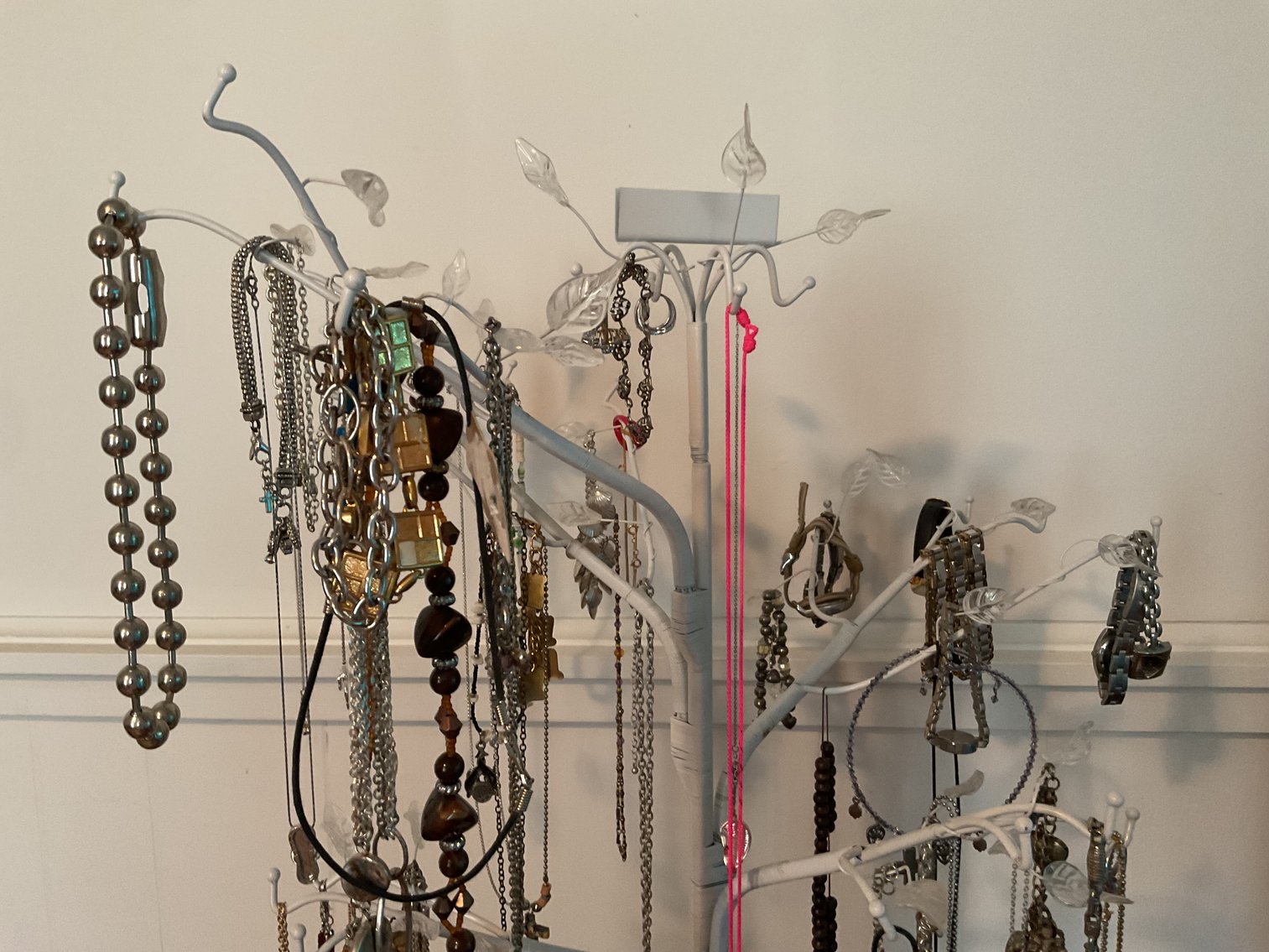 Image for Cast Iron Jewelry Tree & Costume Jewelry