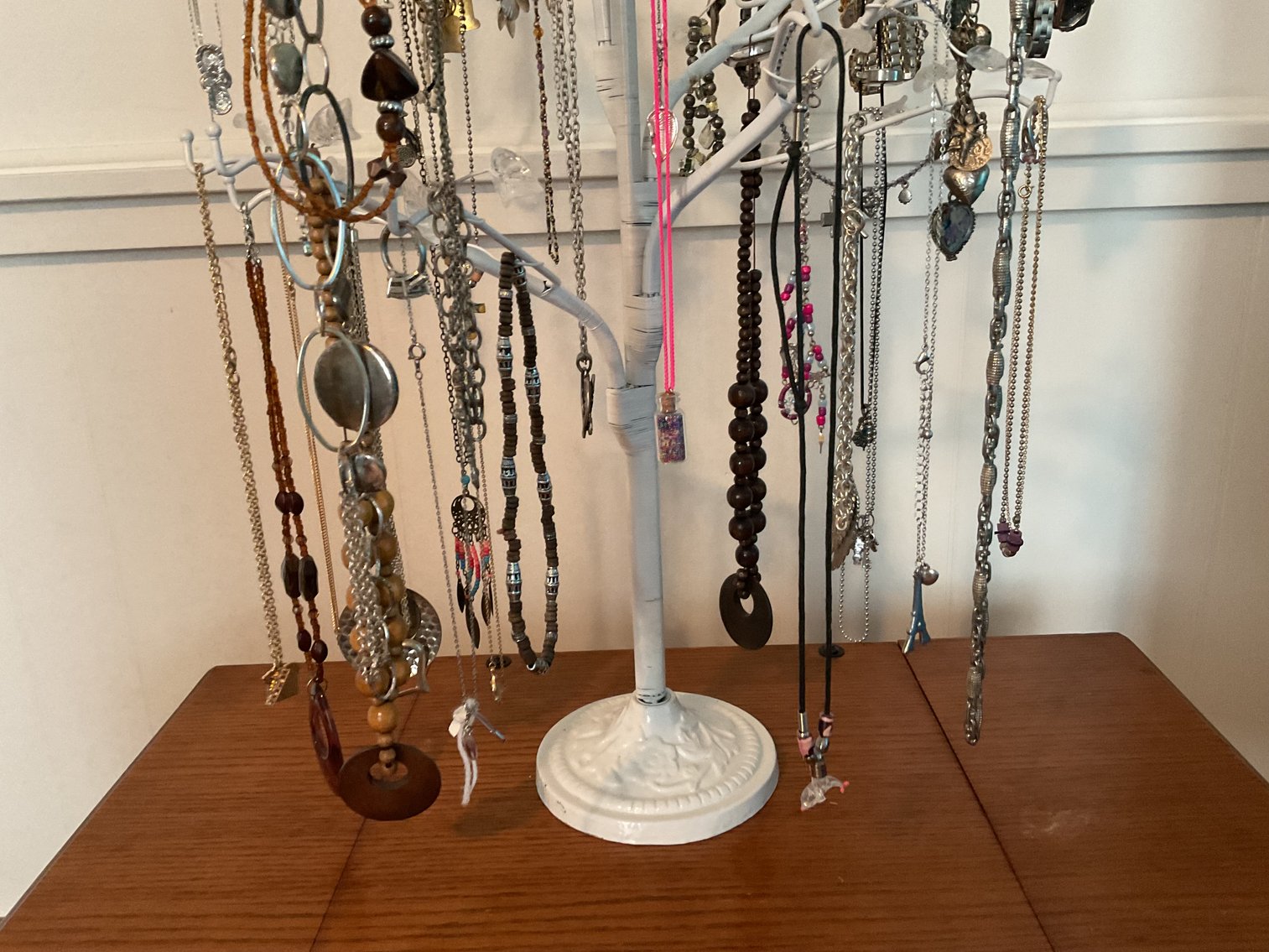 Image for Cast Iron Jewelry Tree & Costume Jewelry