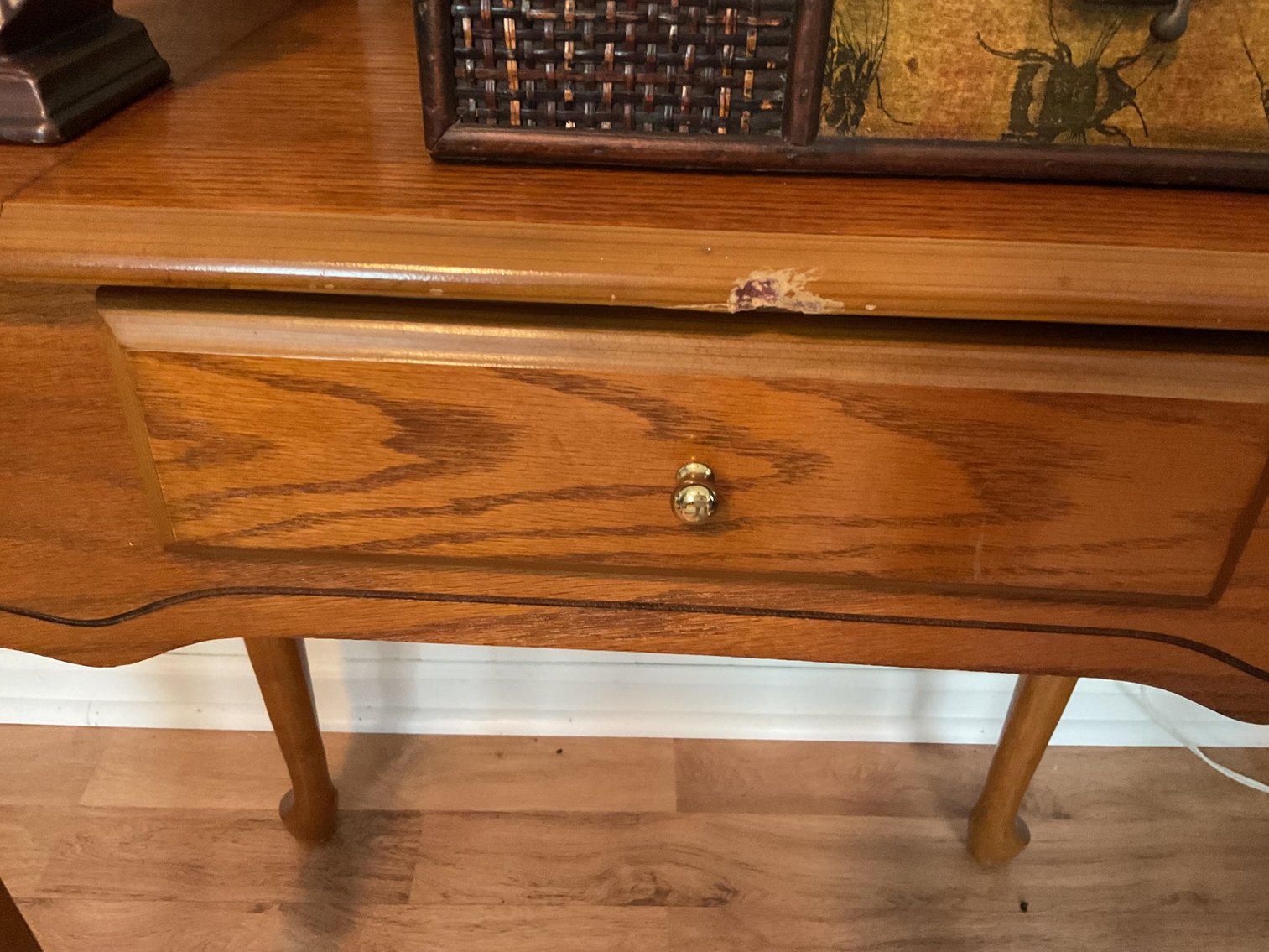 Image for Oak Table and Decorator’s Items