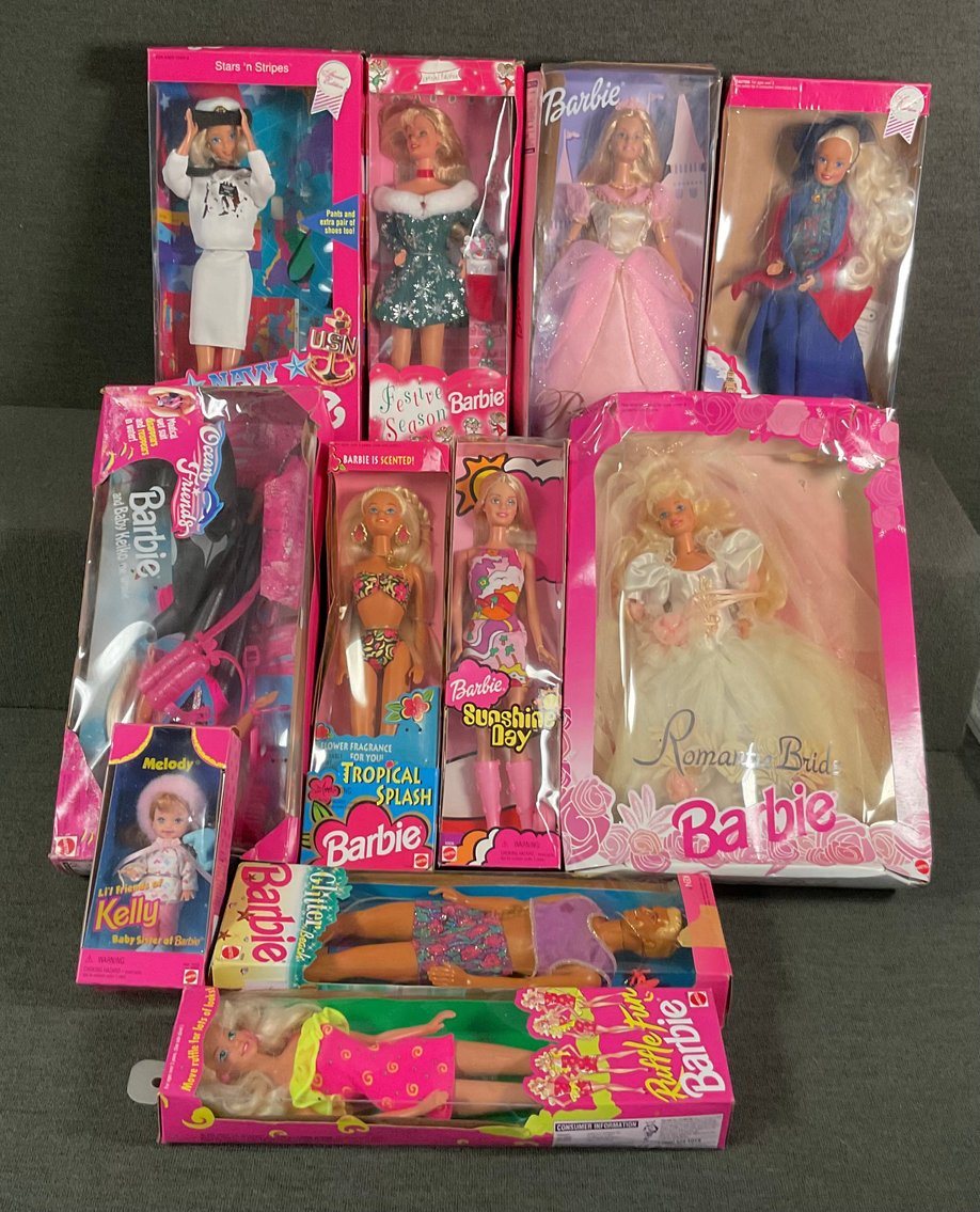 Image for Tote of Barbie Dolls