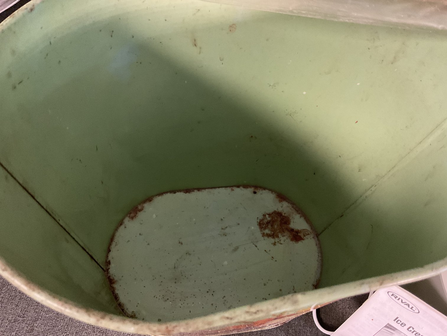 Image for Ice Cream Maker,  Grinder, and Vintage Trash Can