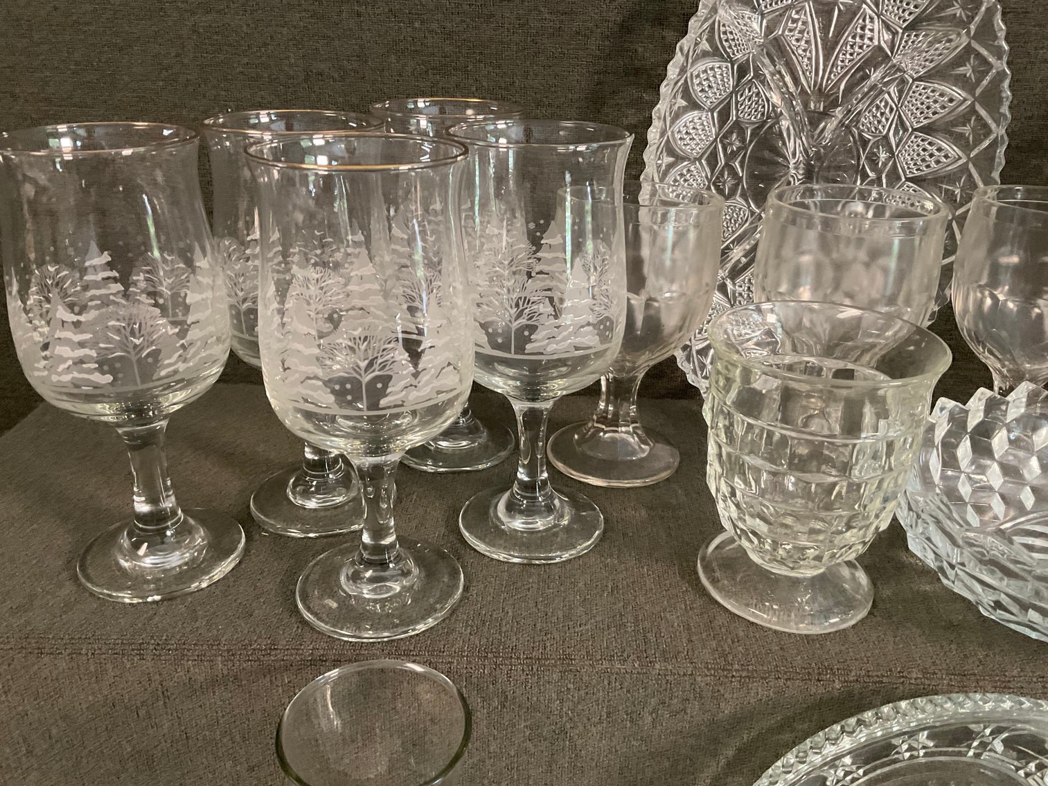 Image for Large Lot of Clear Glass