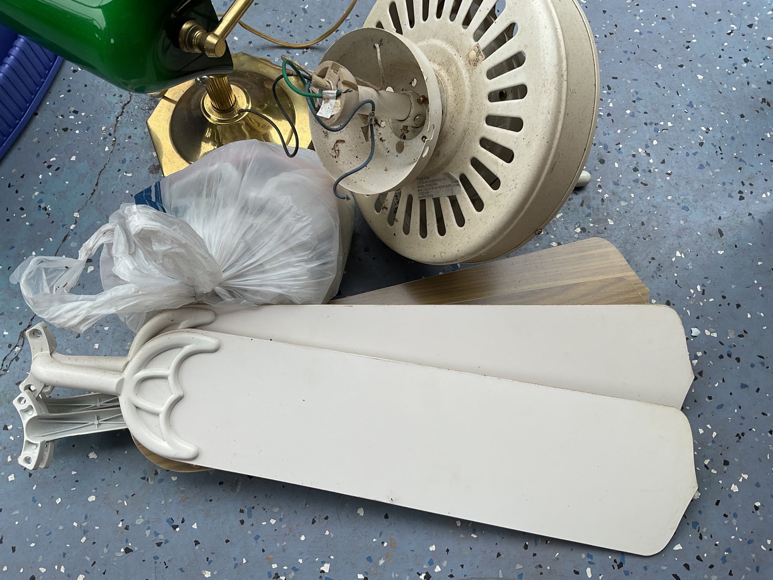 Image for Ceiling Fan and Desk Lamp