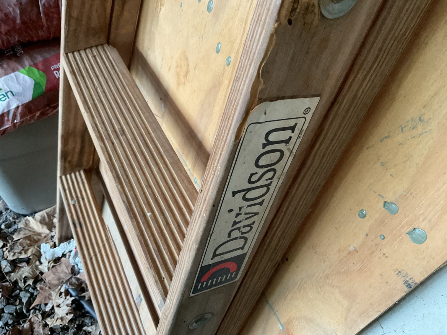 Image for Davidson 6’ Wooden Step Ladder