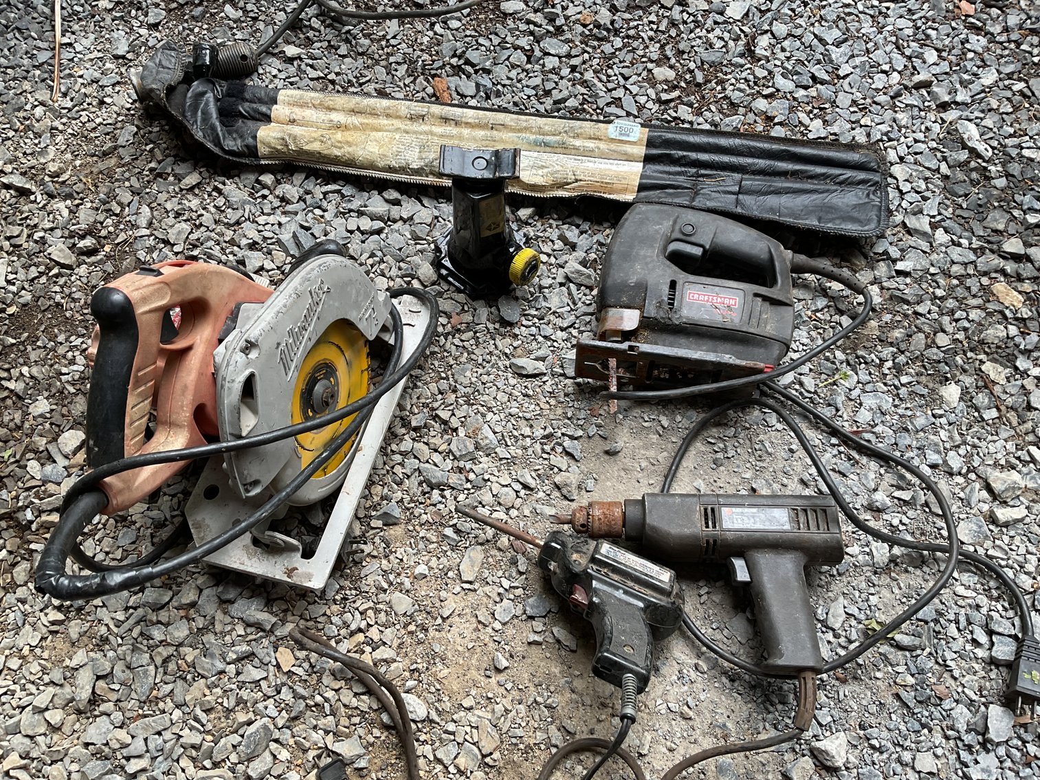 Image for Older Power Tools & Bottle Jack