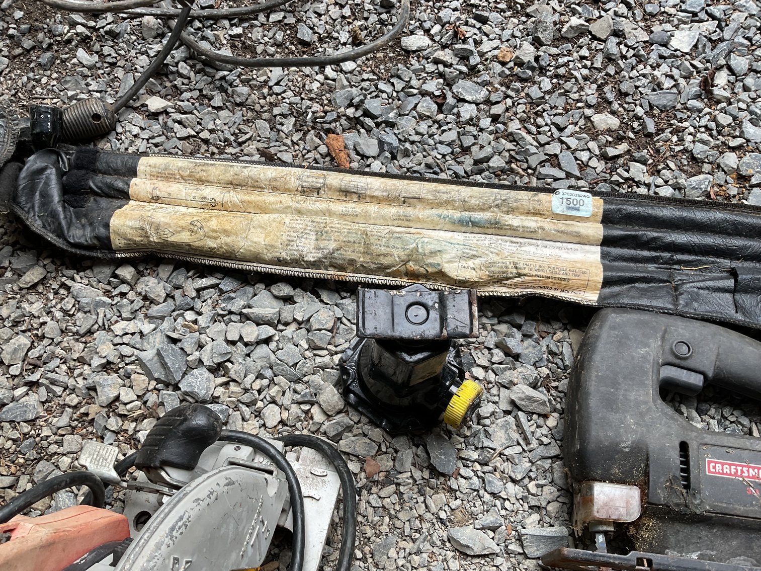 Image for Older Power Tools & Bottle Jack