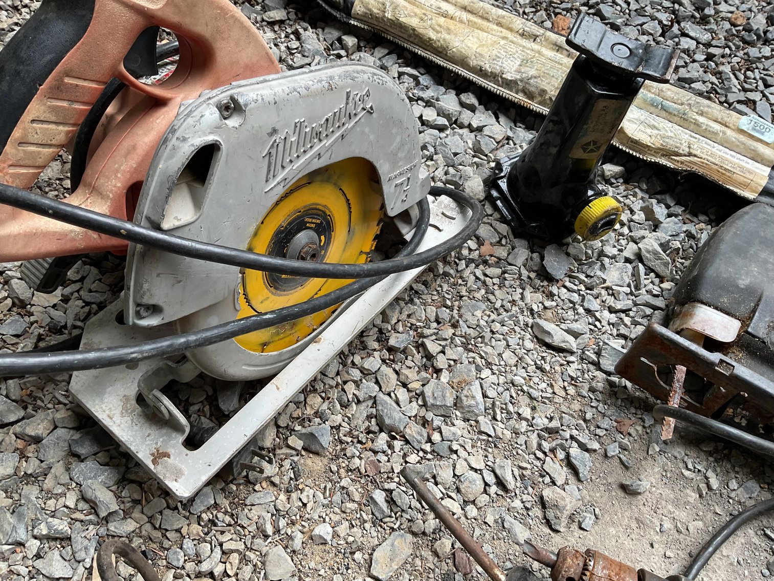 Image for Older Power Tools & Bottle Jack