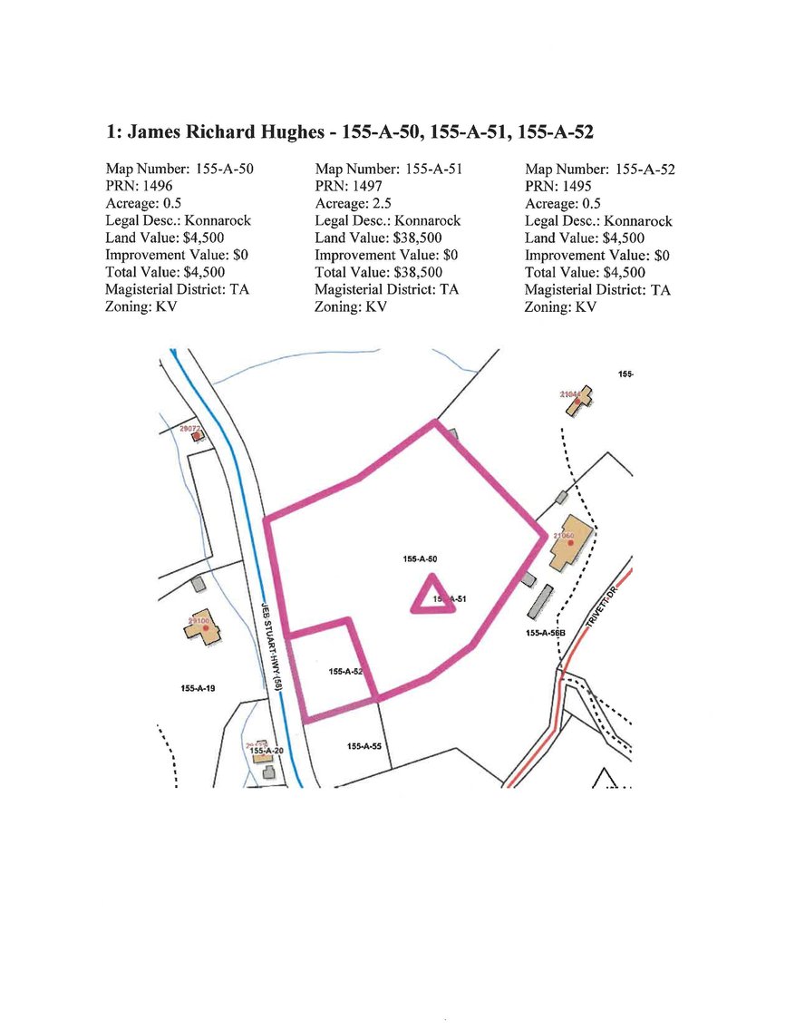 Image for JS1 - 0.5 acre +/- on Jeb Stuart Highway, Damascus and Floating parcel within Lot 50, 2.5 acres +/- and 0.5 acre +/- on Jeb Stuart Highway, Damascus