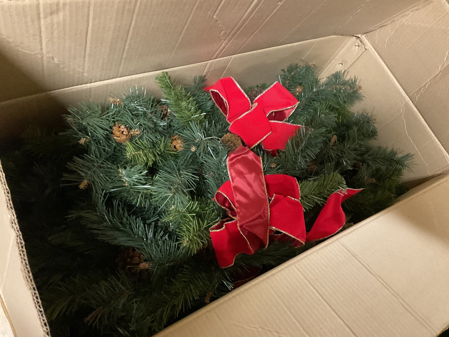 Image for Large lot of Christmas Garland and Swags