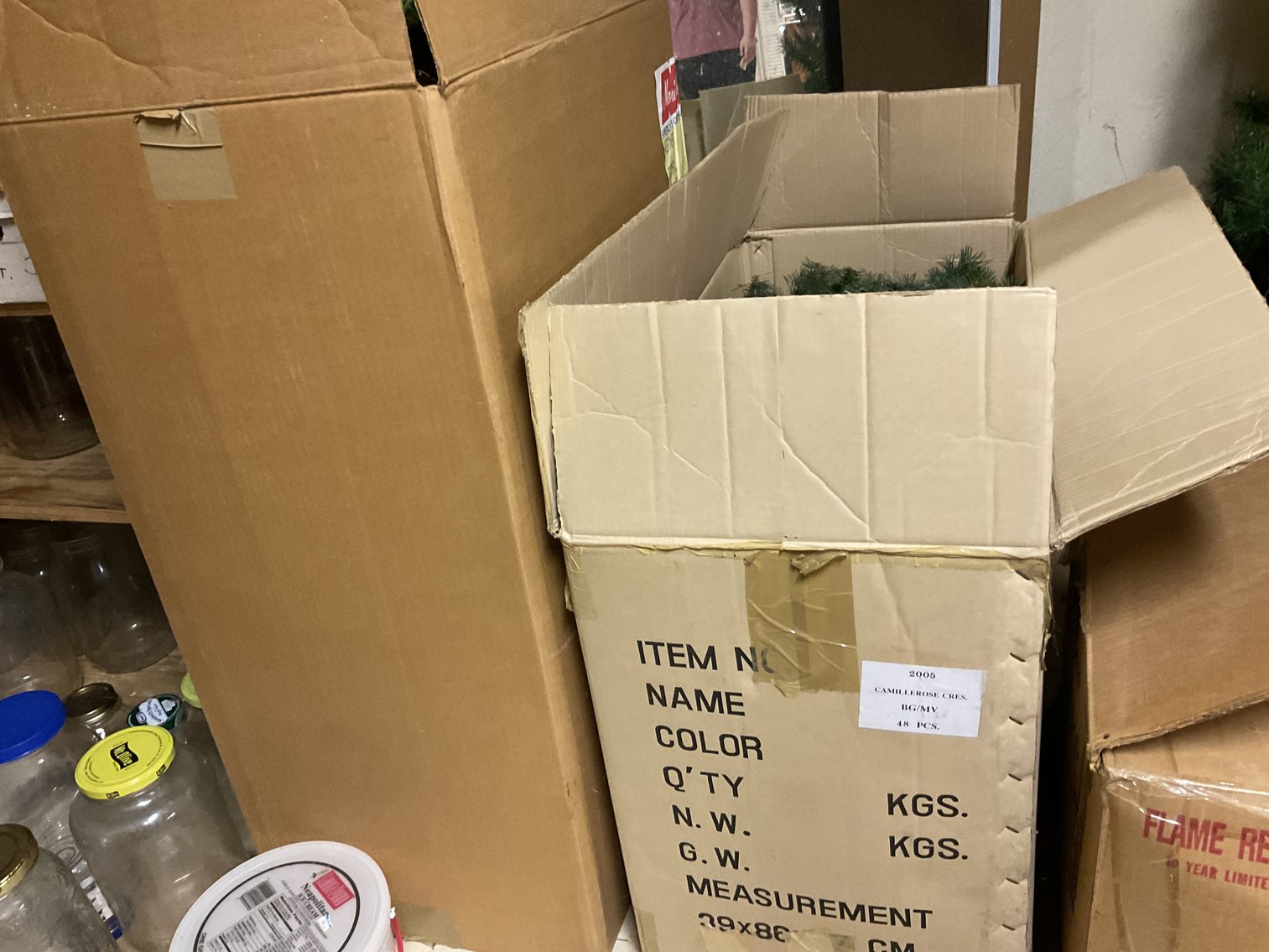 Image for Large lot of Christmas Garland and Swags