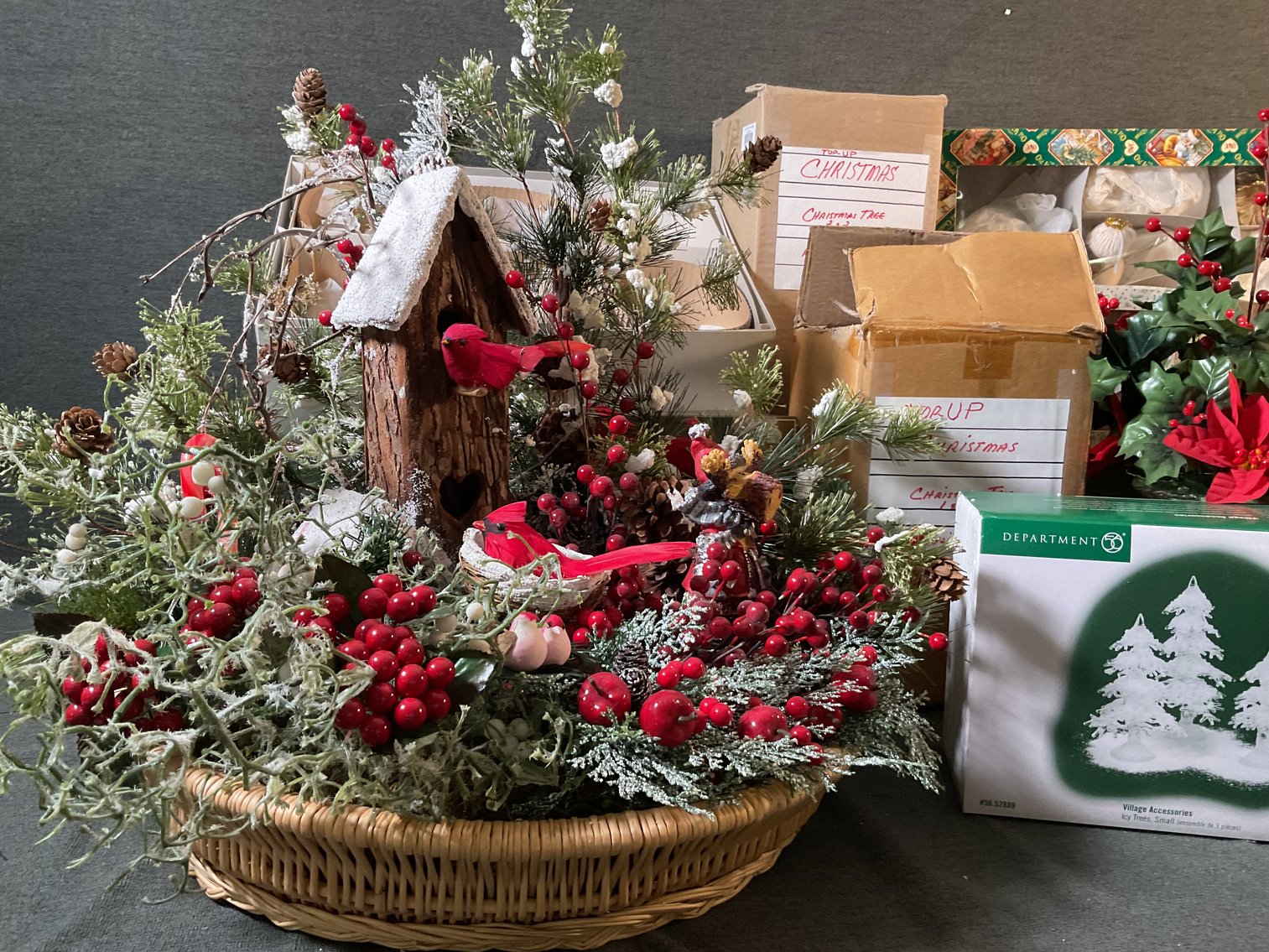 Image for Large Lot of Christmas Decorations