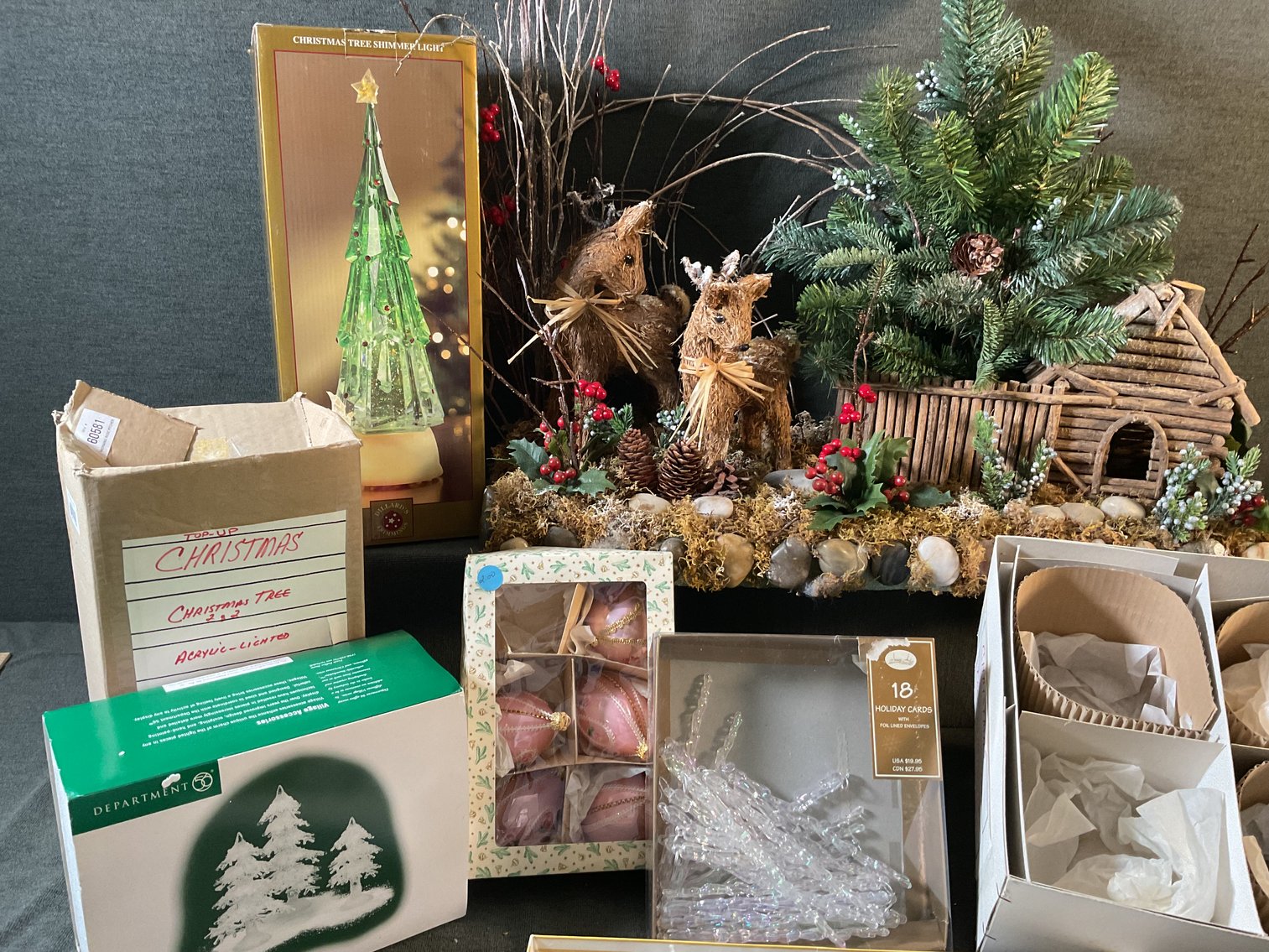 Image for Large Lot of Christmas Decorations