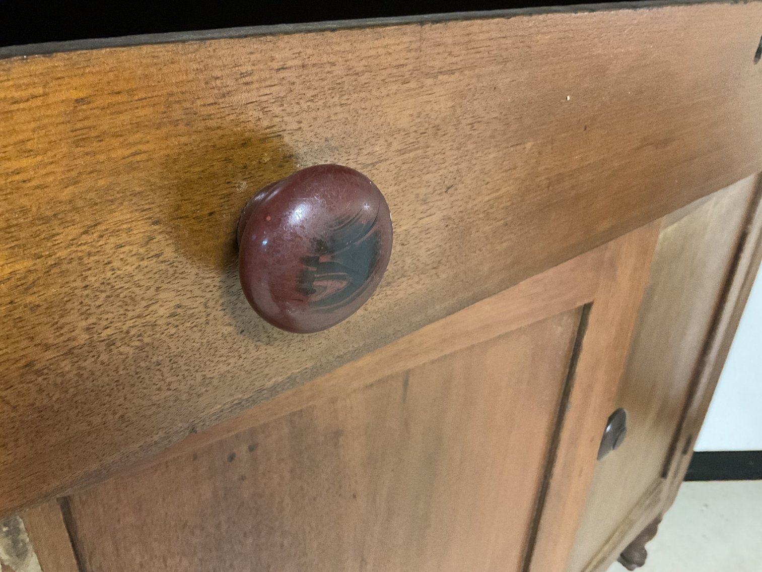 Image for Walnut Step Back Cupboard - Antique