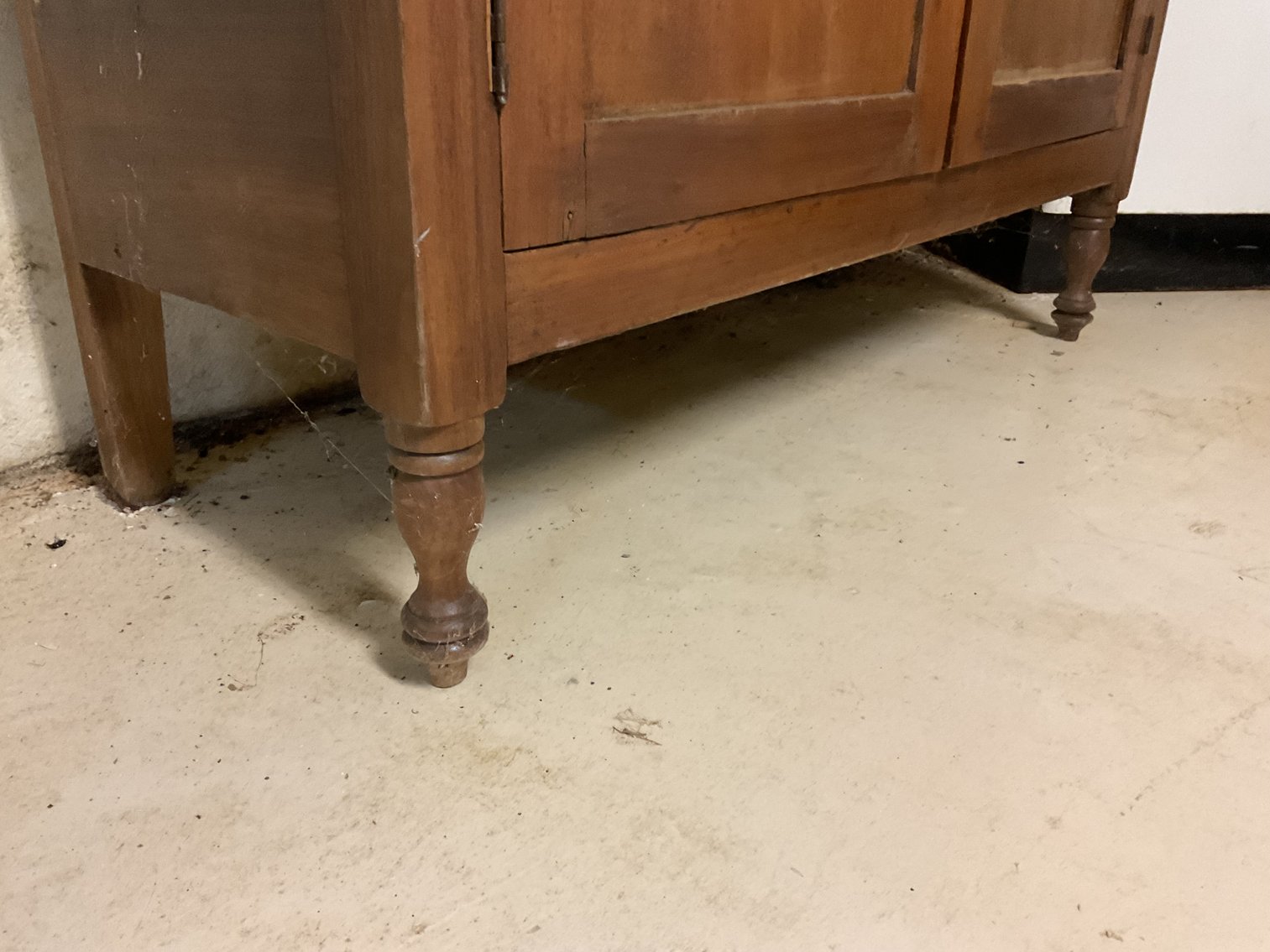 Image for Walnut Step Back Cupboard - Antique