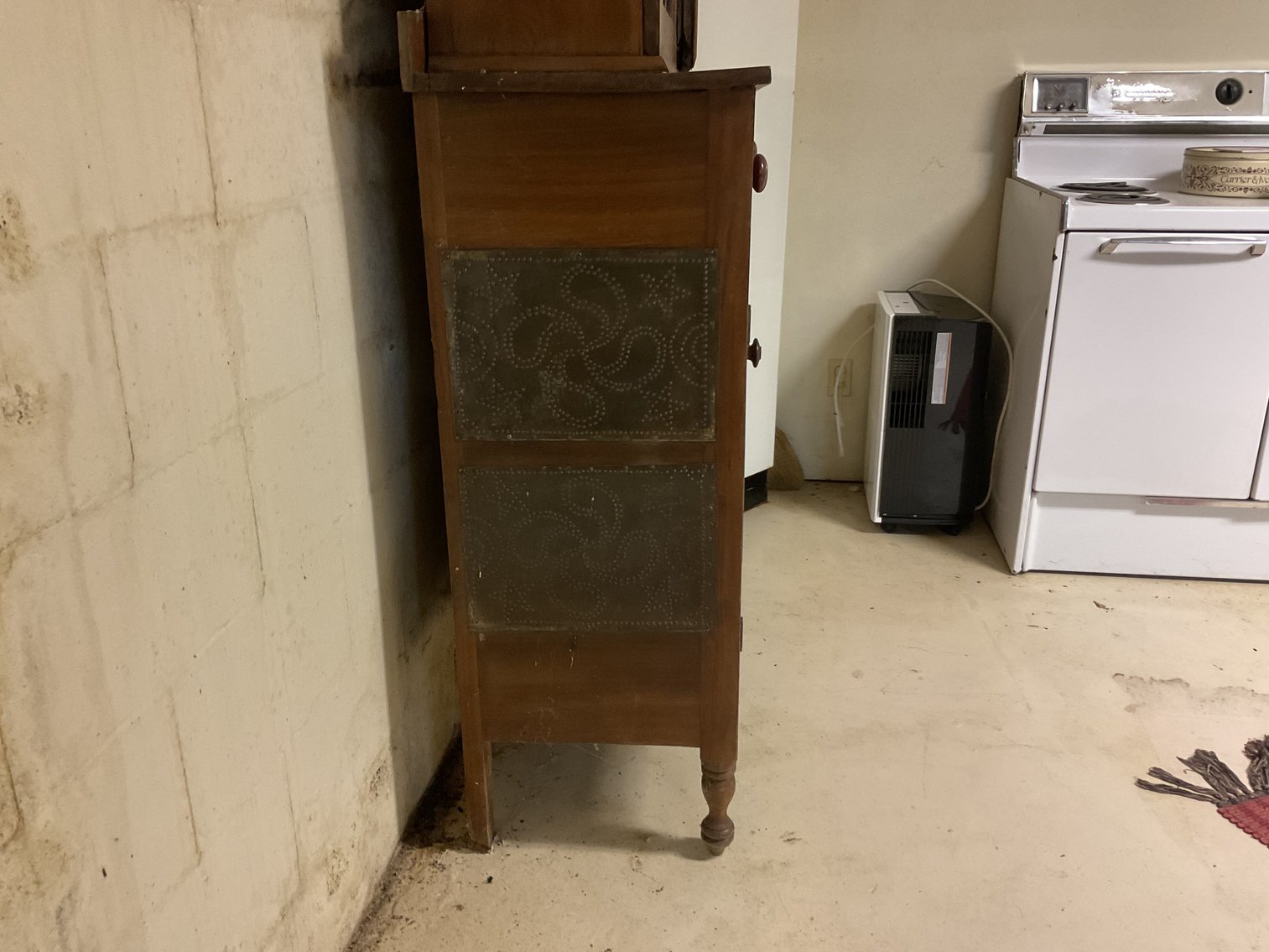 Image for Walnut Step Back Cupboard - Antique