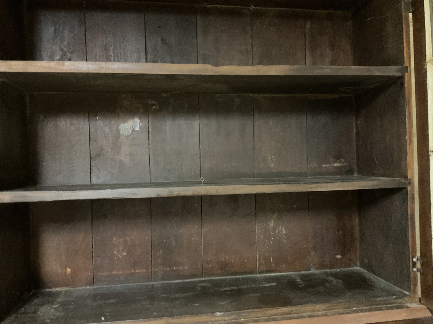 Image for Walnut Step Back Cupboard - Antique