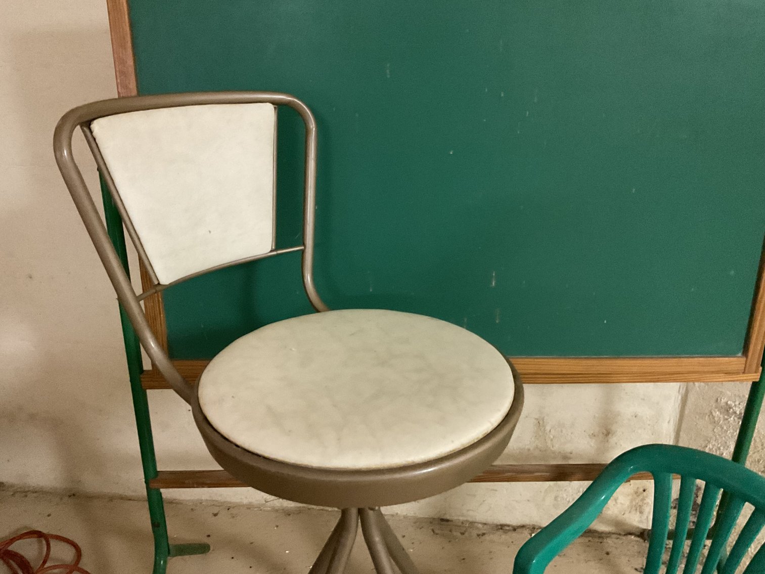 Image for Chalk Board and Vintage Stool