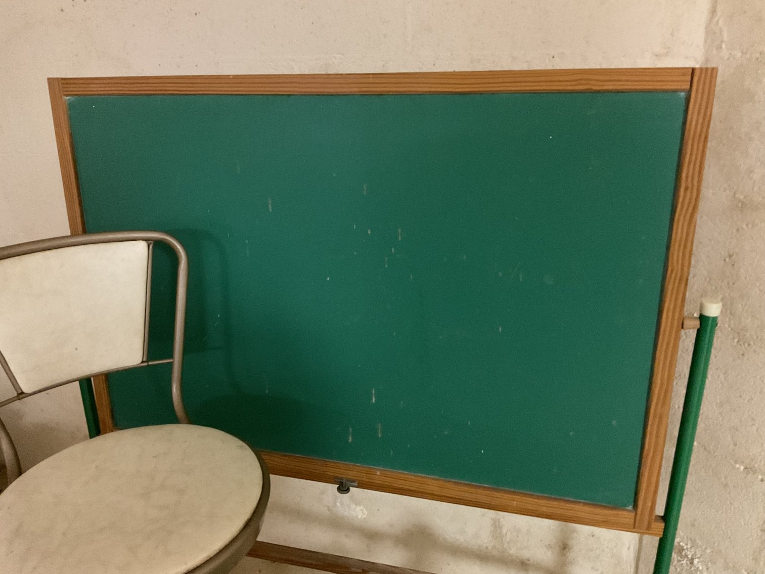 Image for Chalk Board and Vintage Stool