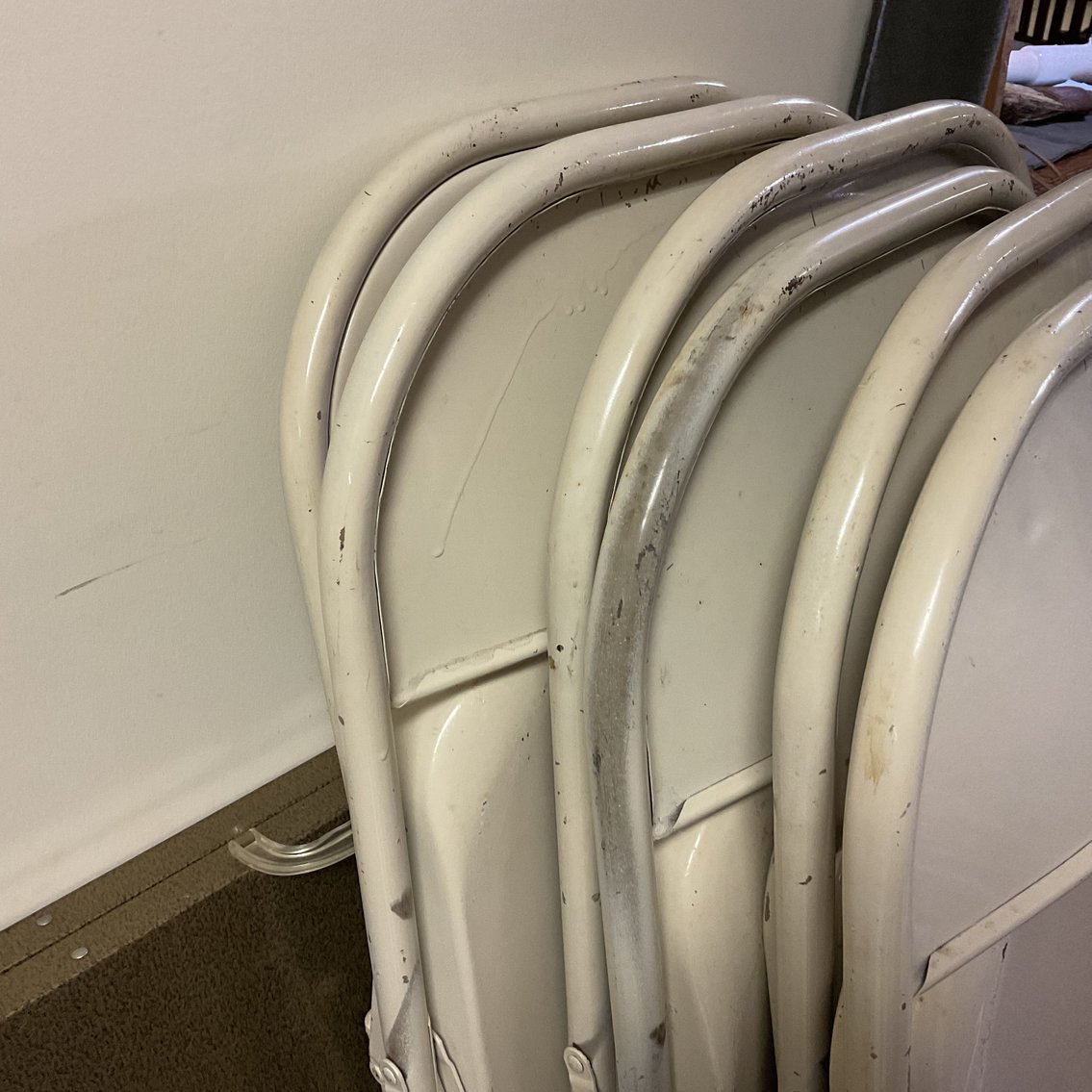 Image for Folding Metal Table with 6 Chairs