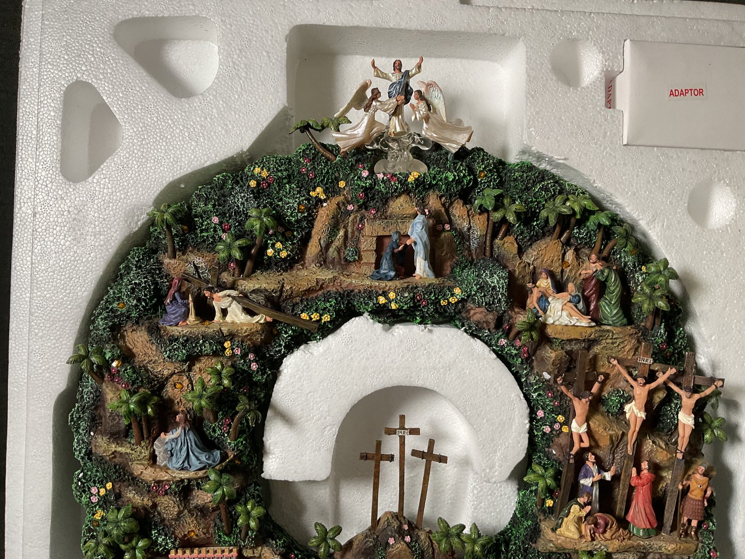 Image for Christmas Wreath, Lights, and Candles