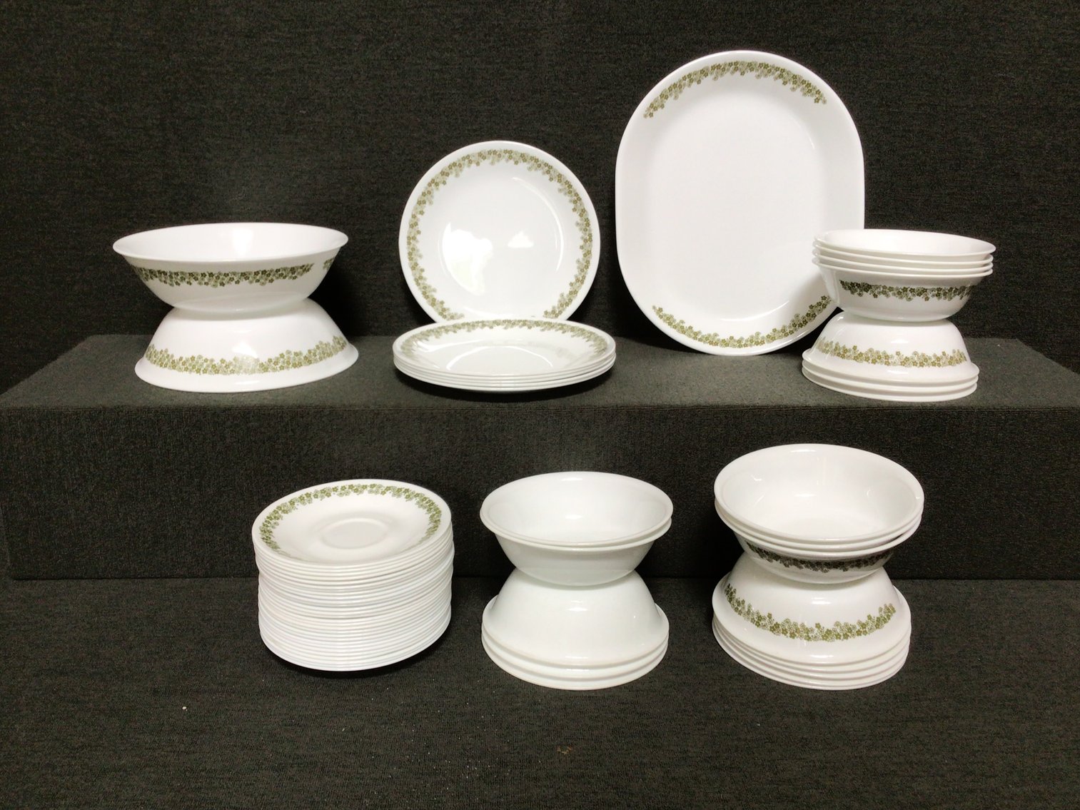 Image for Vintage Corelle “Spring Blossom” Large Lot