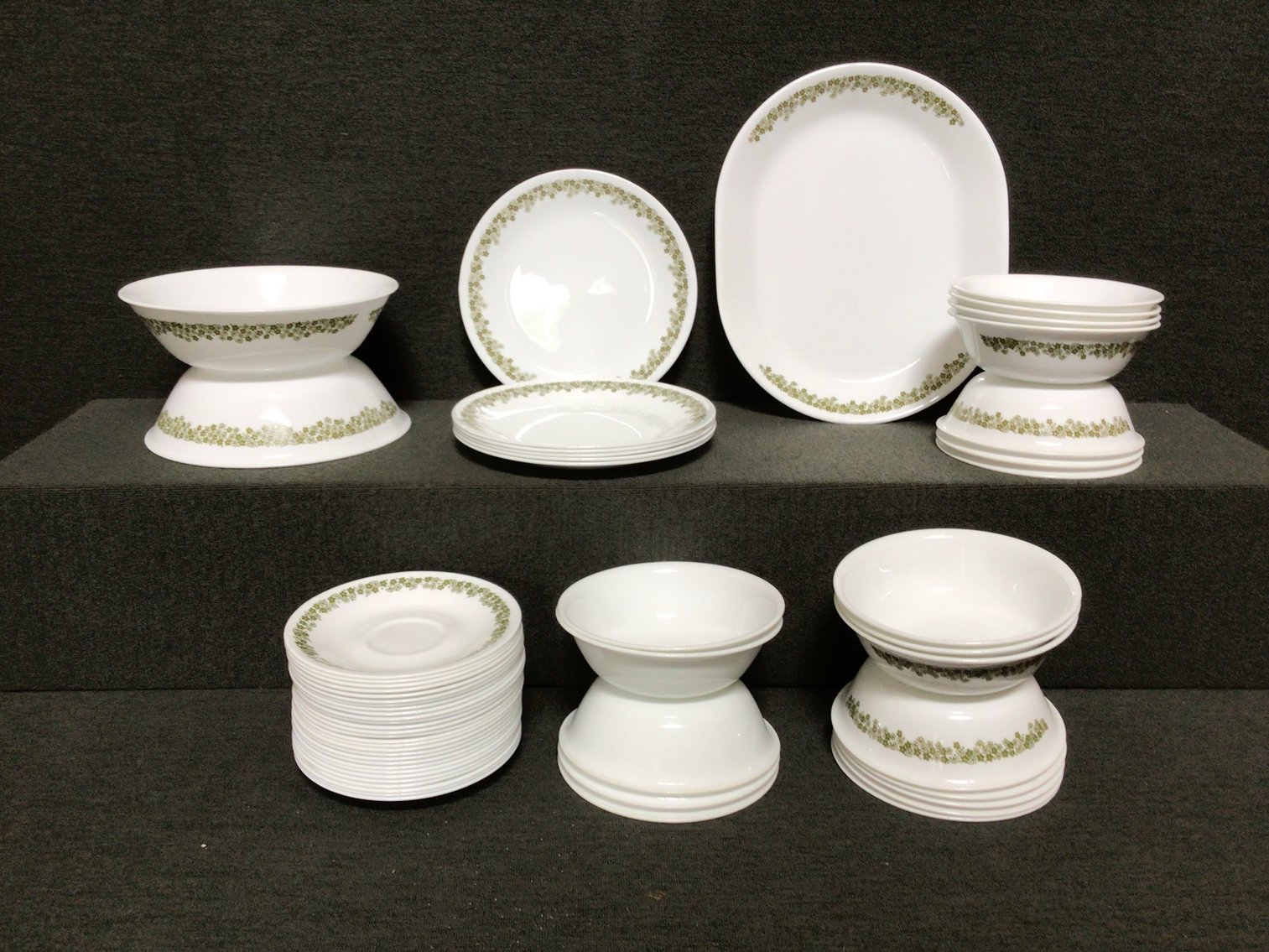 Image for Vintage Corelle “Spring Blossom” Large Lot