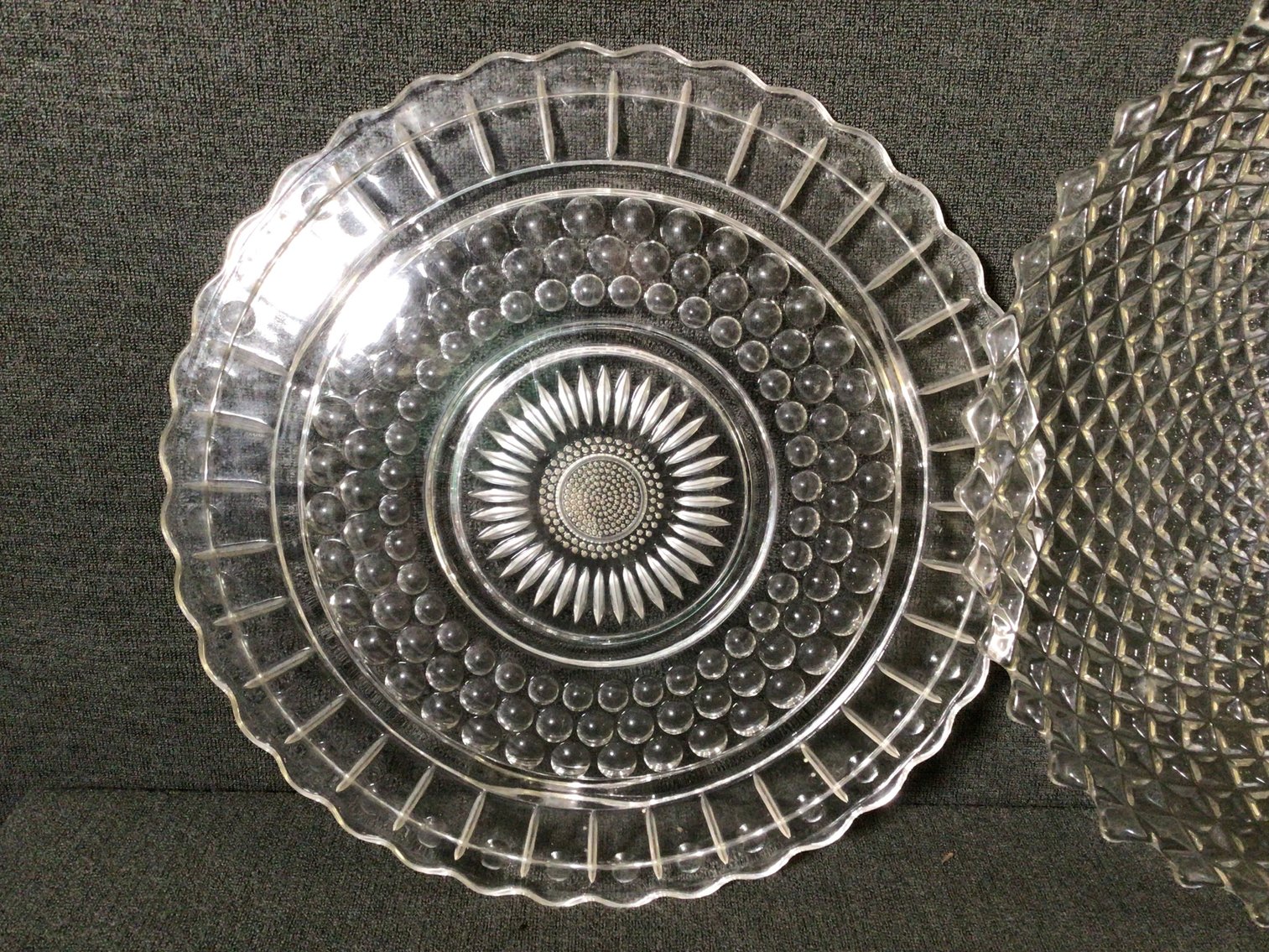Image for Pressed Glass Serving Pieces