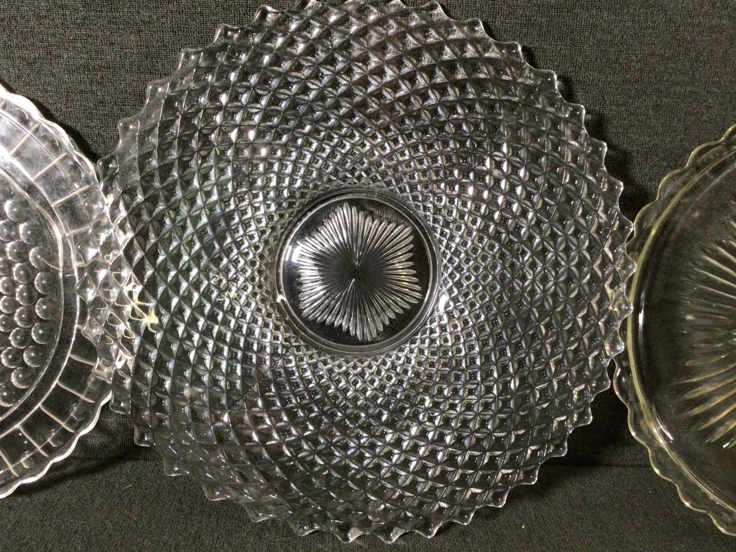 Image for Pressed Glass Serving Pieces