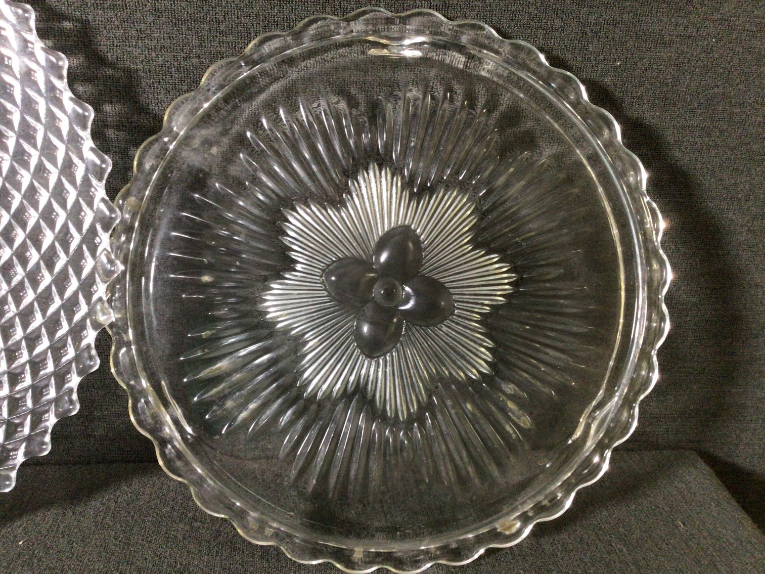 Image for Pressed Glass Serving Pieces