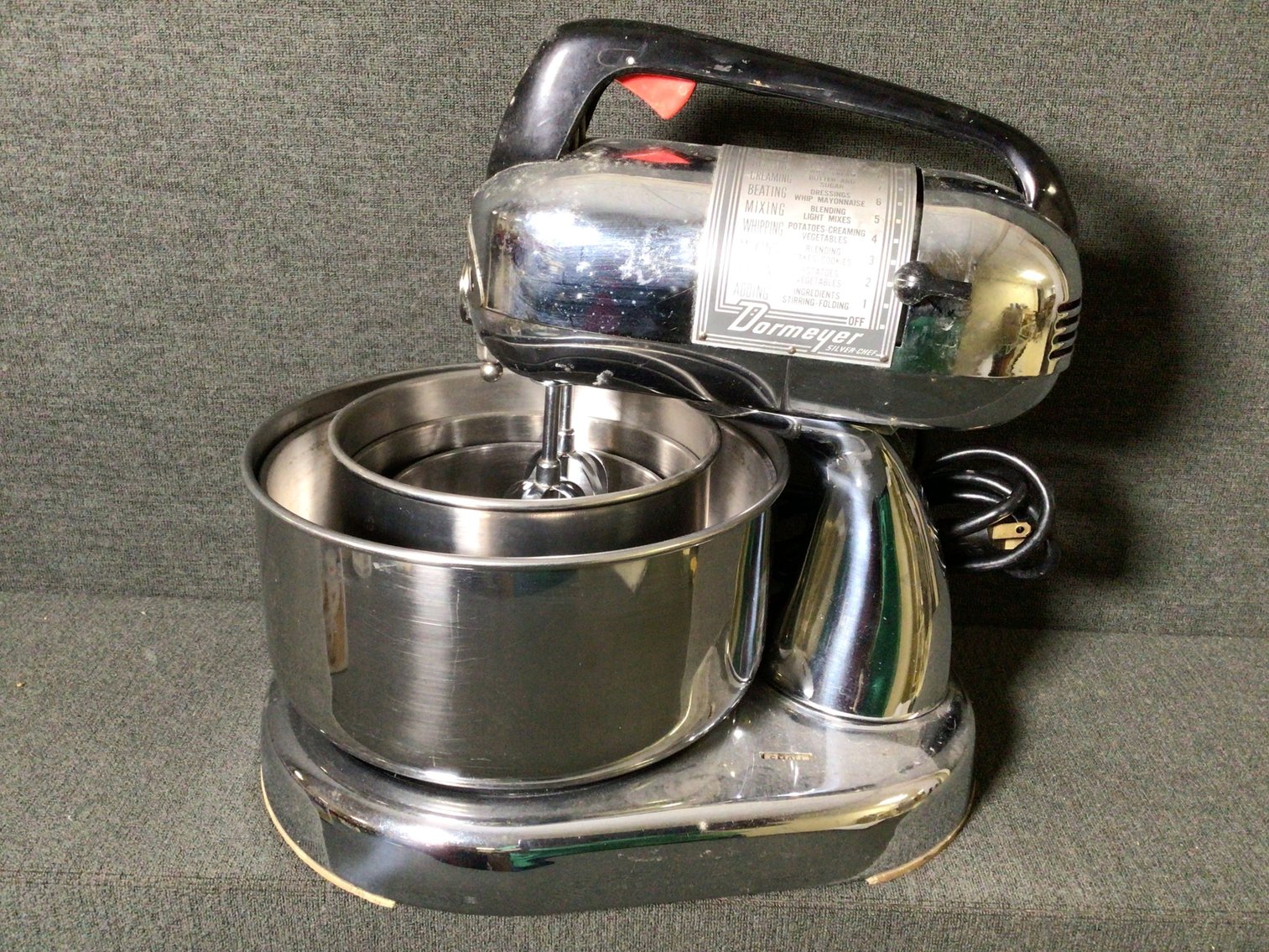 Image for 1950’s Dormeyer Stand Mixer with Bowls